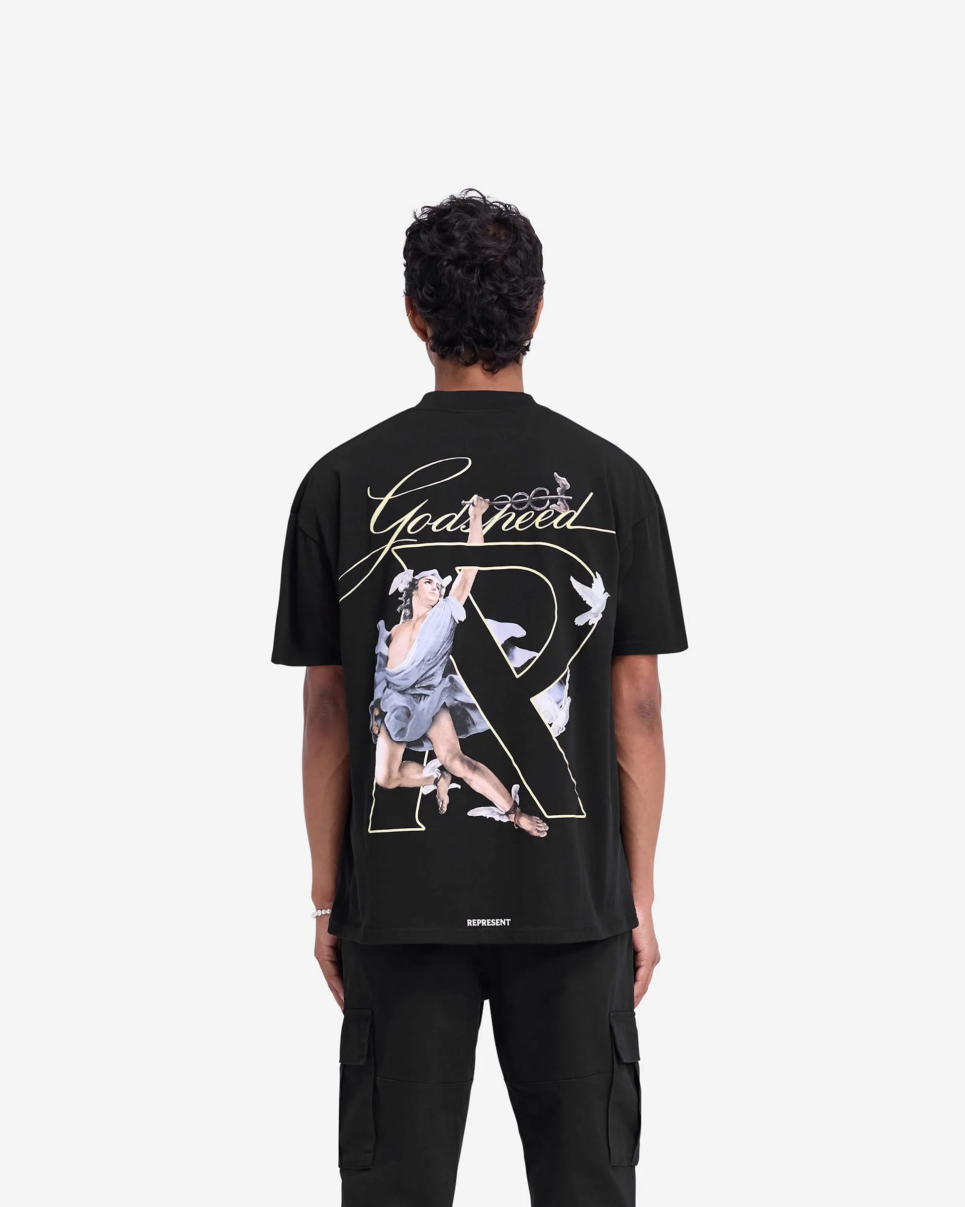 Hermes T-Shirt - Jet Black sold by Represent product image thumbnail 5