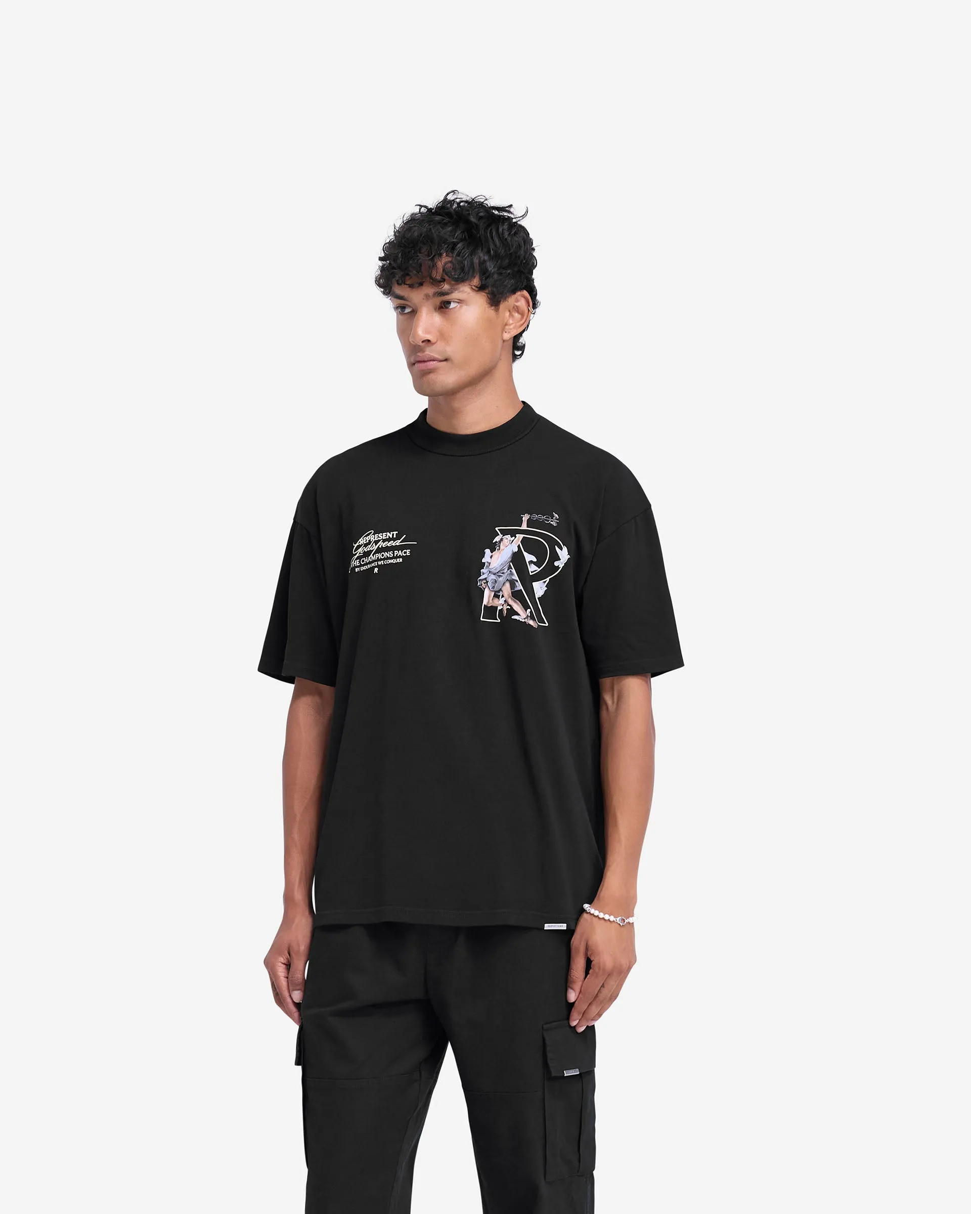Hermes T-Shirt - Jet Black sold by Represent product image thumbnail 4