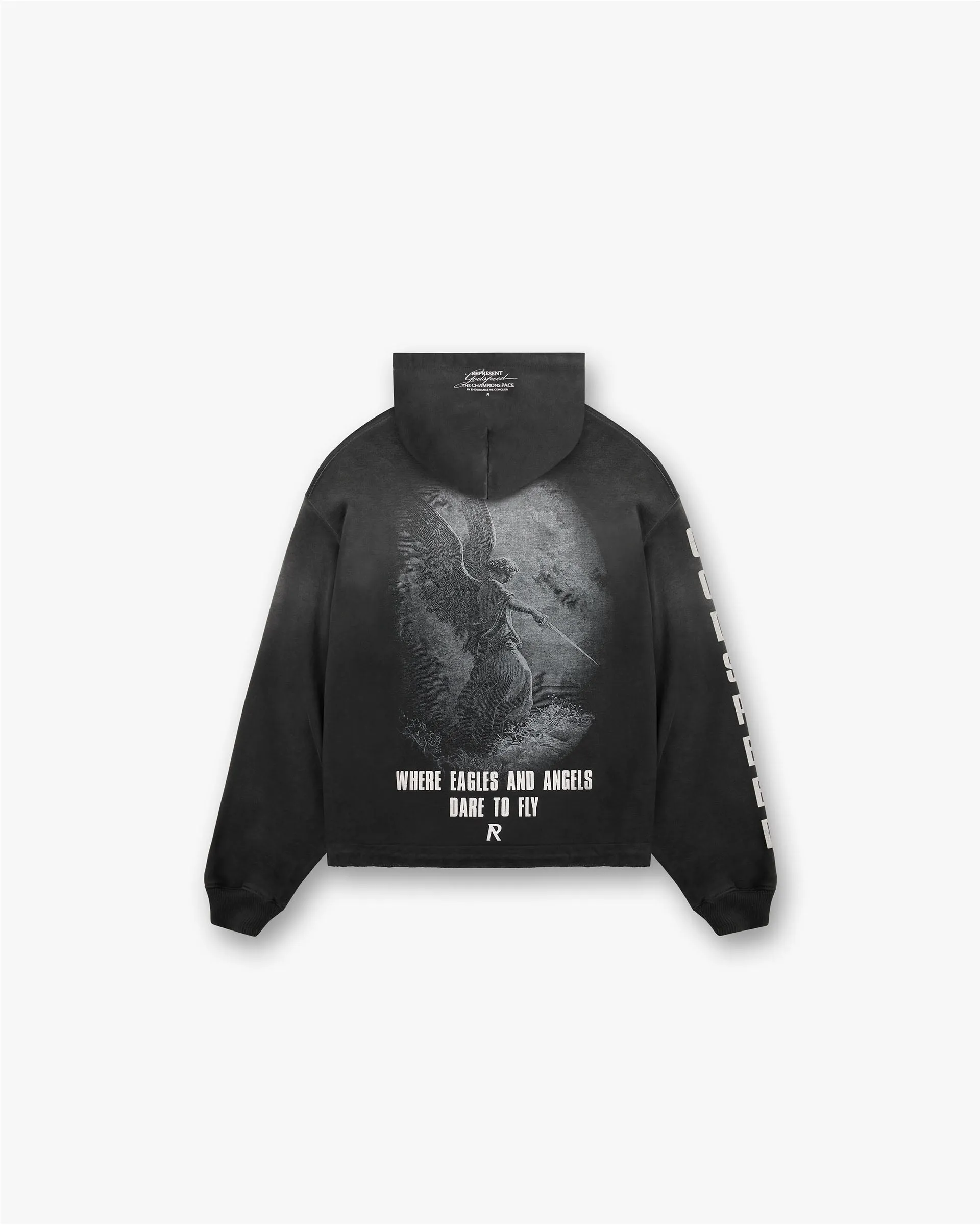 Godspeed Hoodie - Aged Black sold by Represent product image thumbnail 2