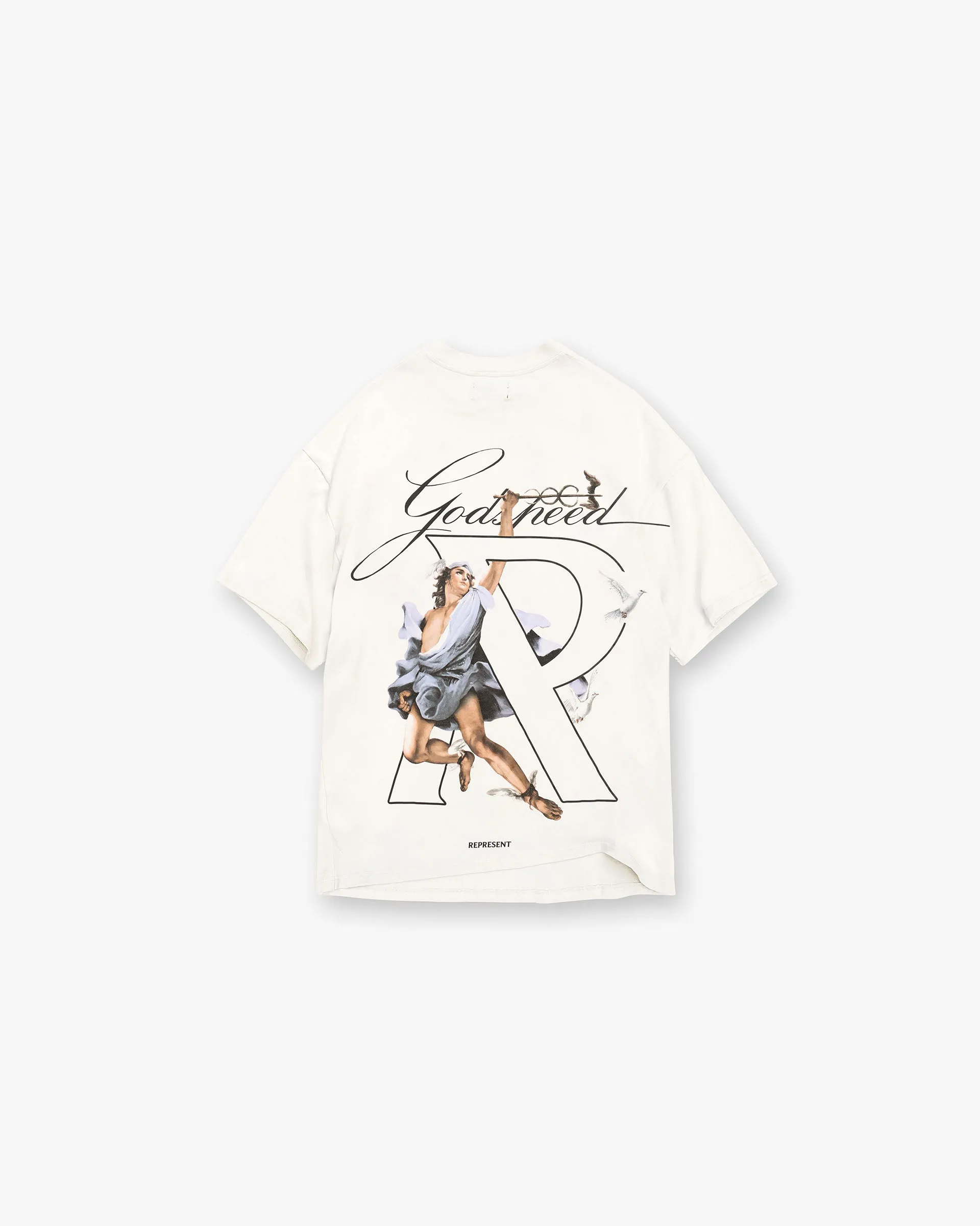Hermes T-Shirt - Flat White sold by Represent product image thumbnail 2