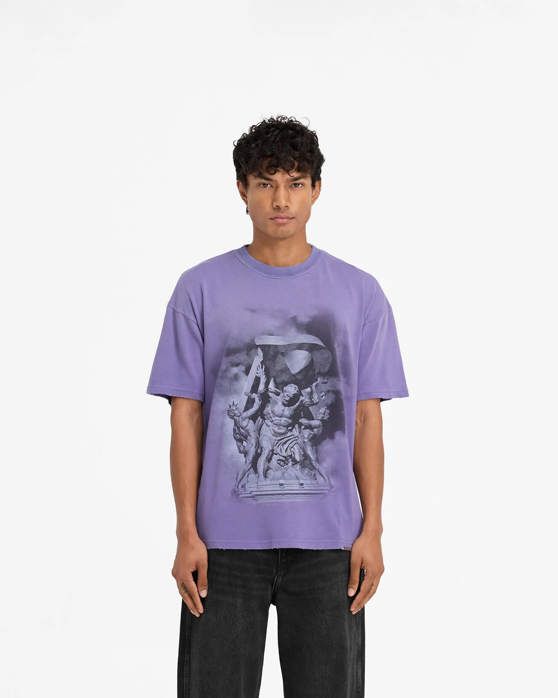 Atlas T-Shirt - Purple sold by Represent product image thumbnail 3