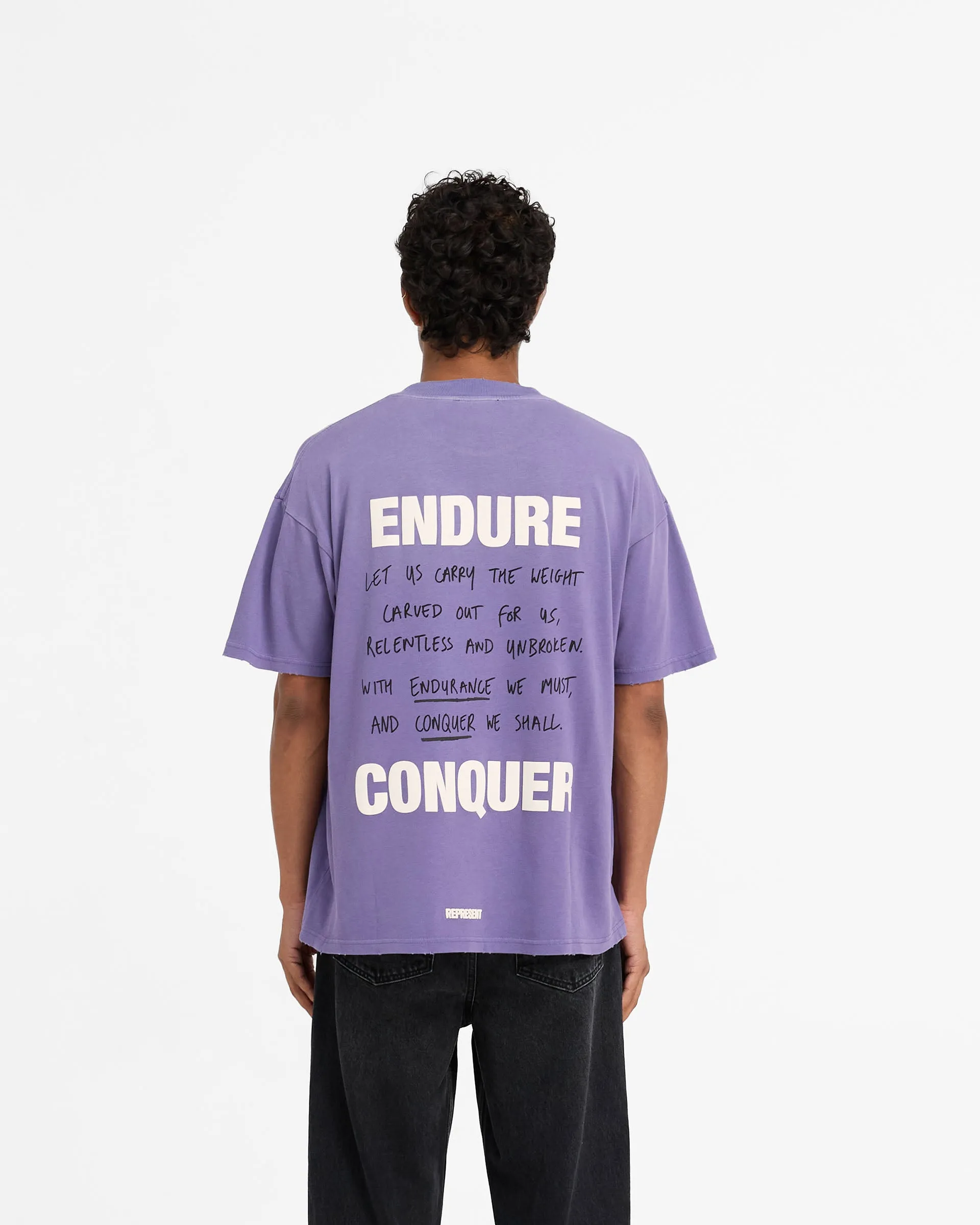 Atlas T-Shirt - Purple sold by Represent product image thumbnail 5
