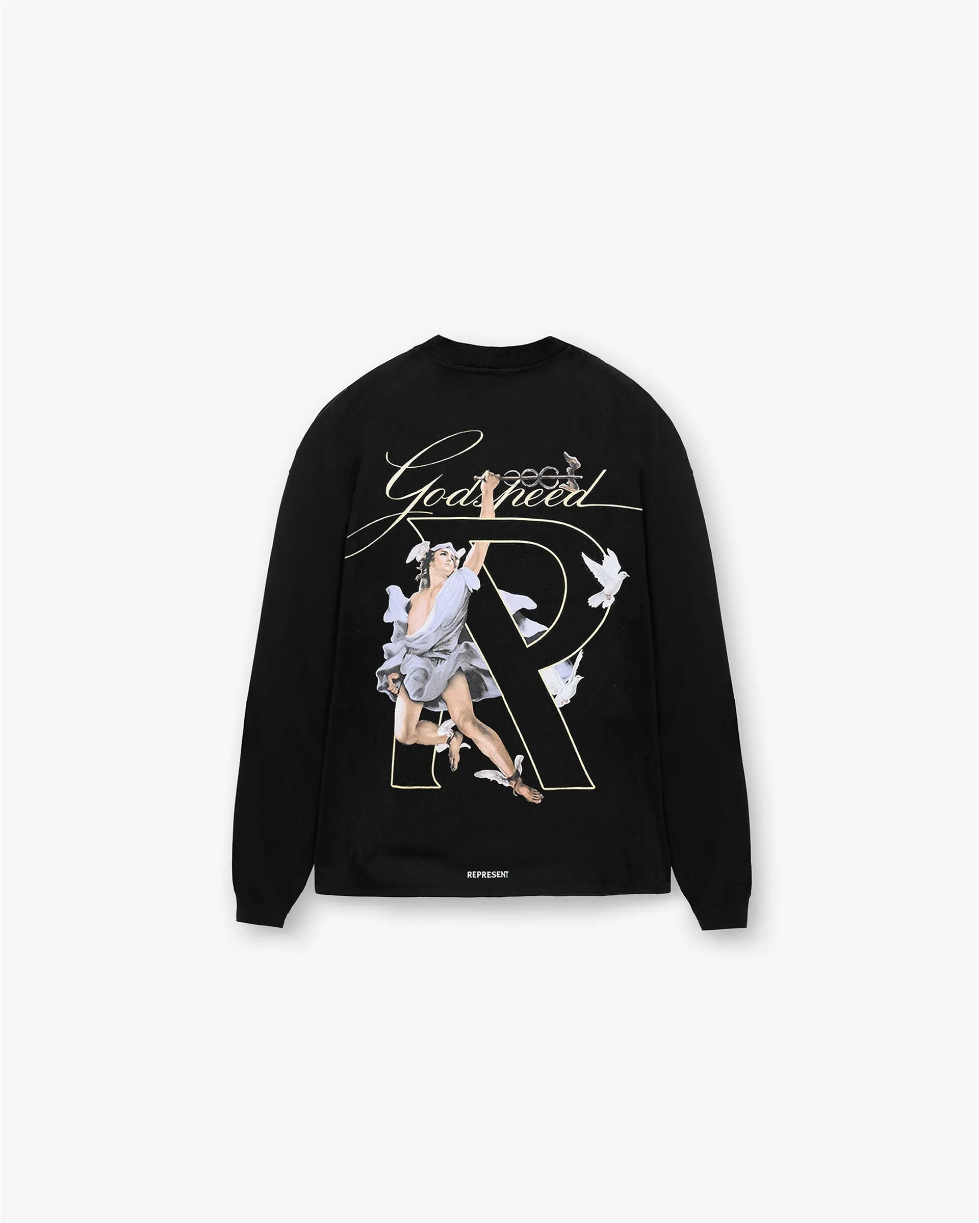 Hermes Long Sleeve T-Shirt - Jet Black sold by Represent product image thumbnail 2