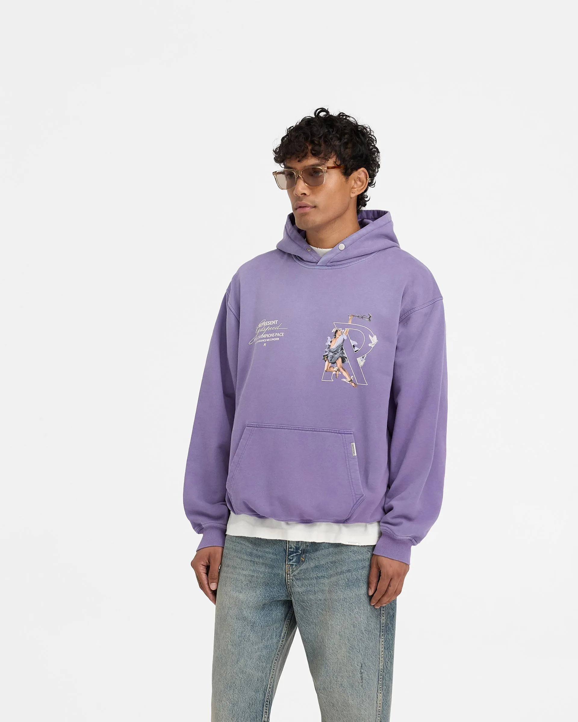 Hermes Hoodie - Purple sold by Represent product image thumbnail 4