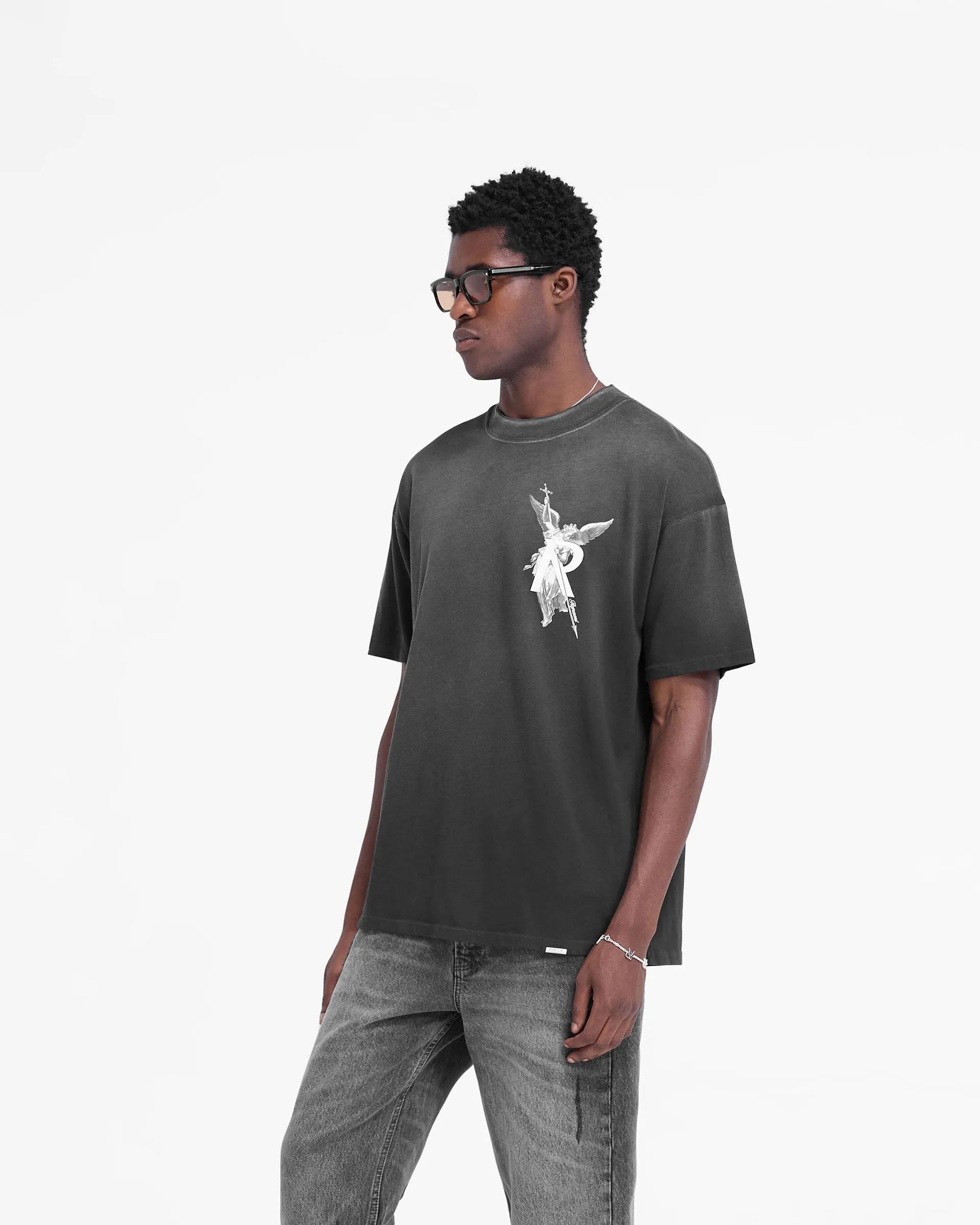 Archangel T-Shirt - Stained Black sold by Represent product image thumbnail 4