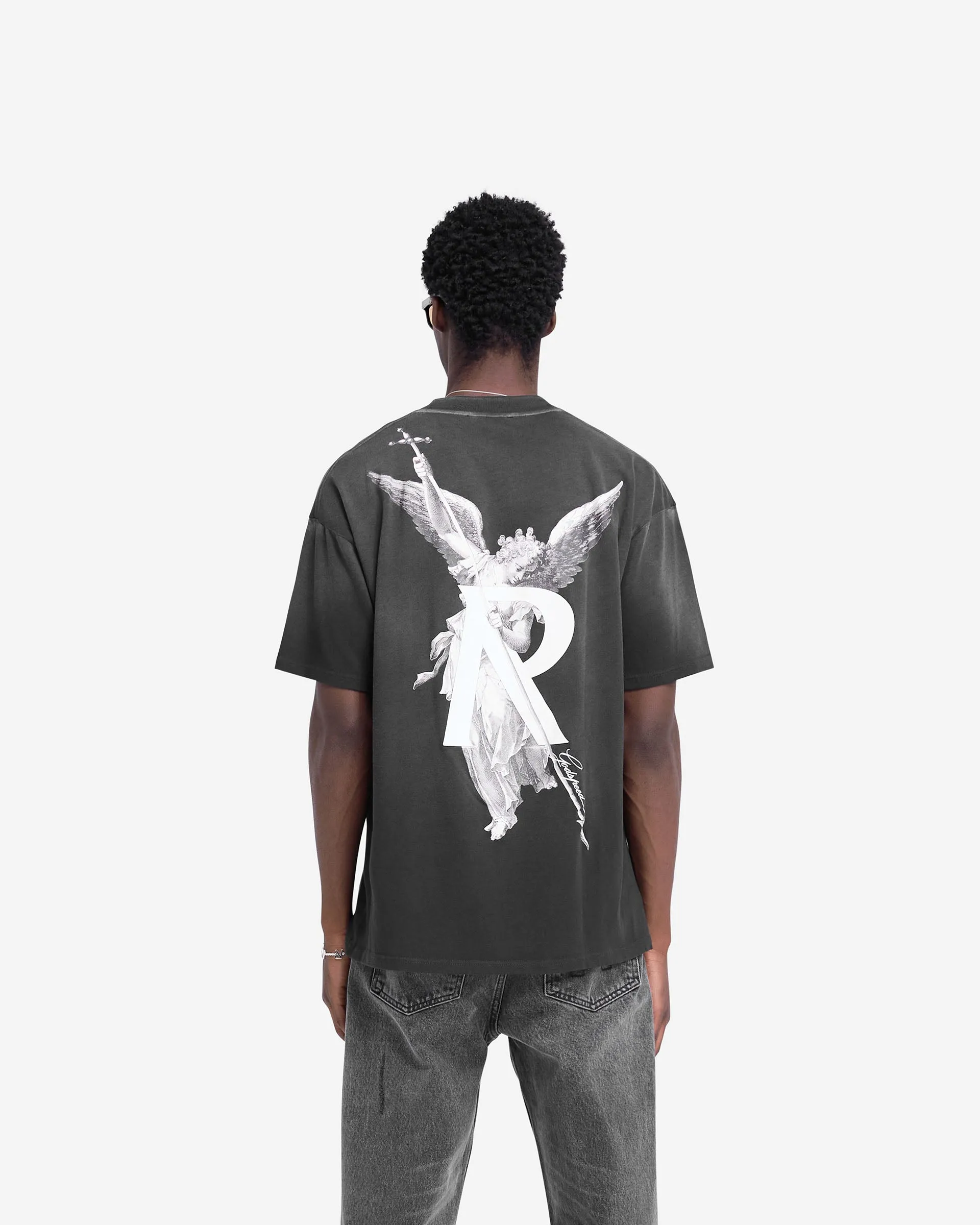 Archangel T-Shirt - Stained Black sold by Represent product image thumbnail 5