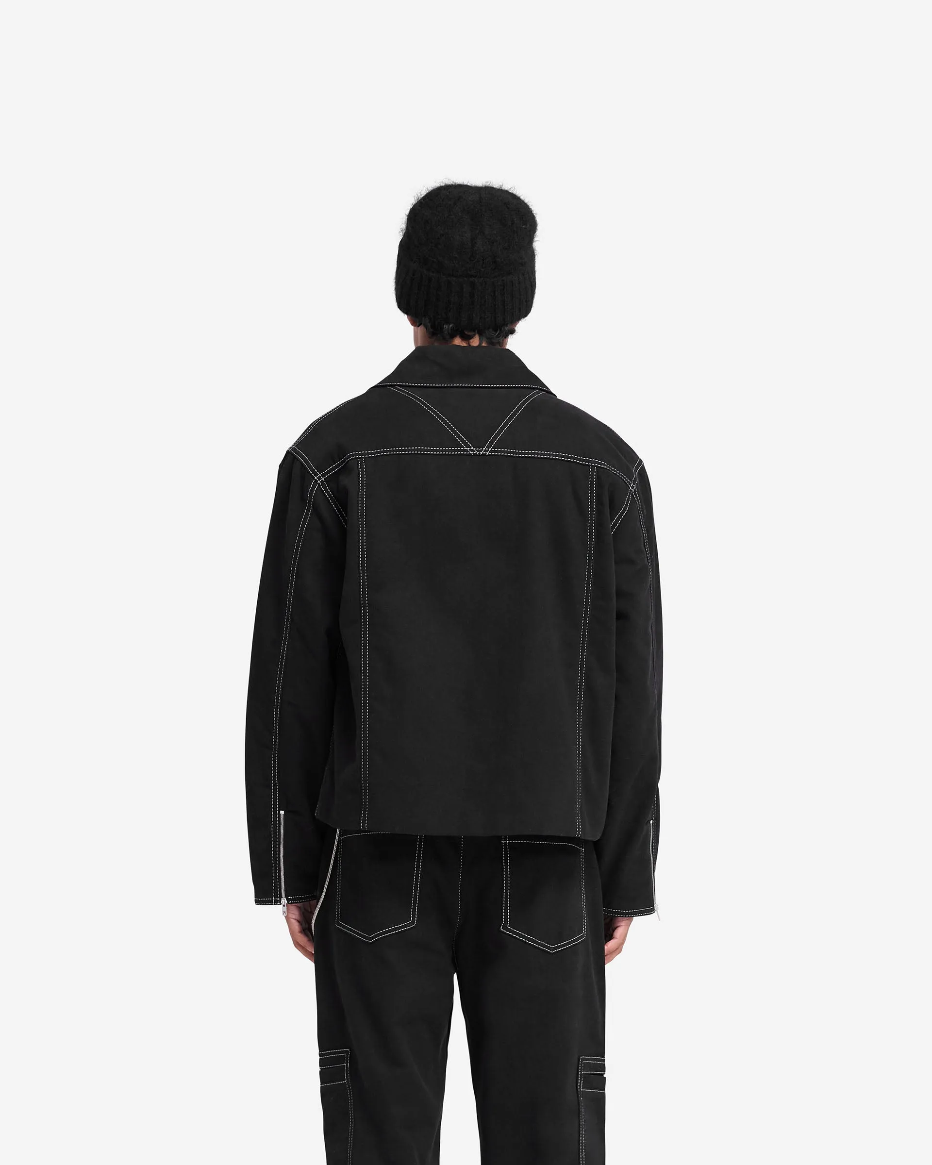 Contrast Stitch Smart Jacket - Jet Black sold by Represent product image thumbnail 5