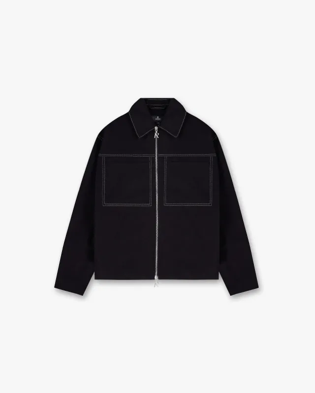 PATCHWORK WAVE TUCK DENIM JACKET awa578m(INDIGO) | Parallel
