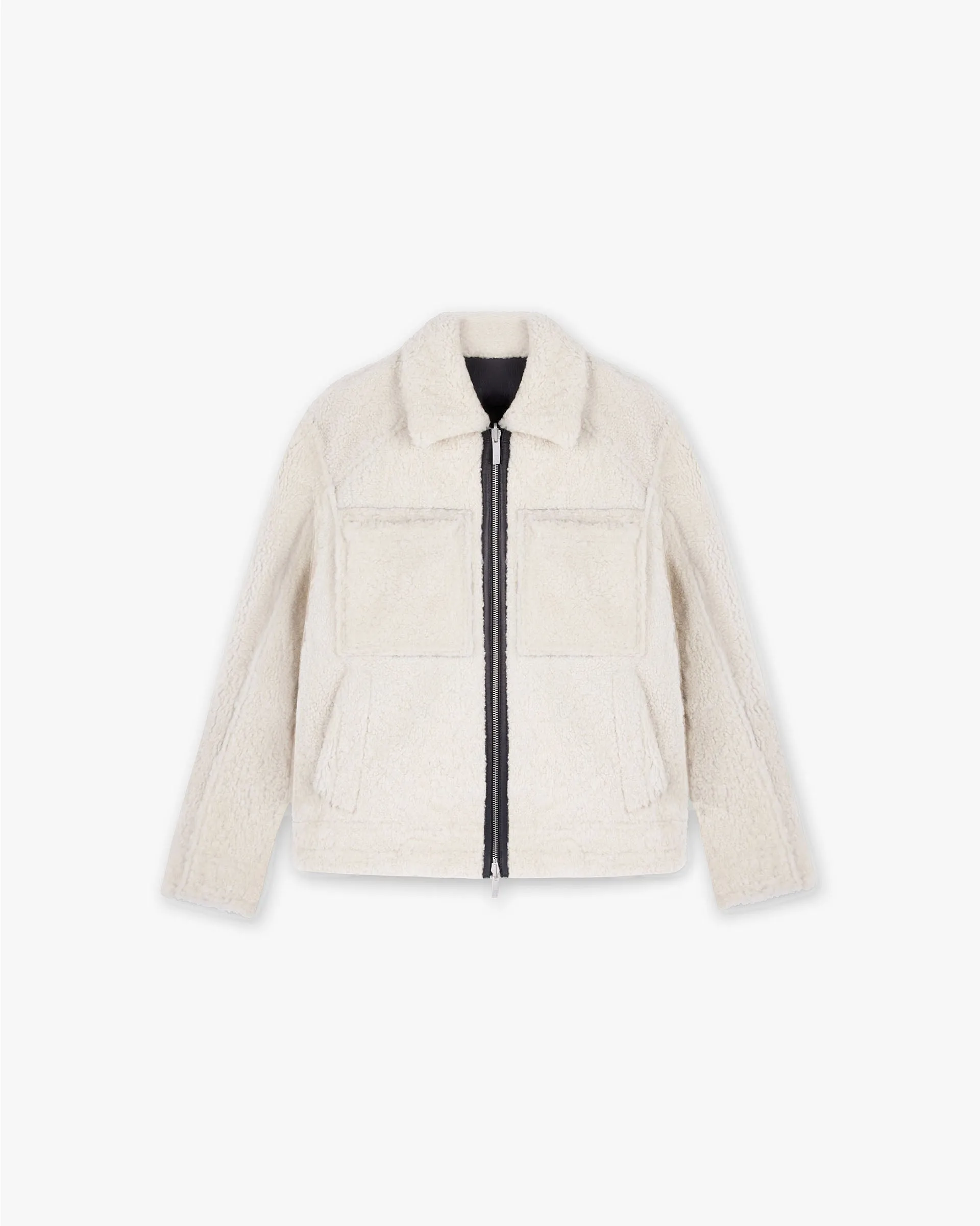 Reversible Shearling Jacket - Black sold by Represent product image thumbnail 2