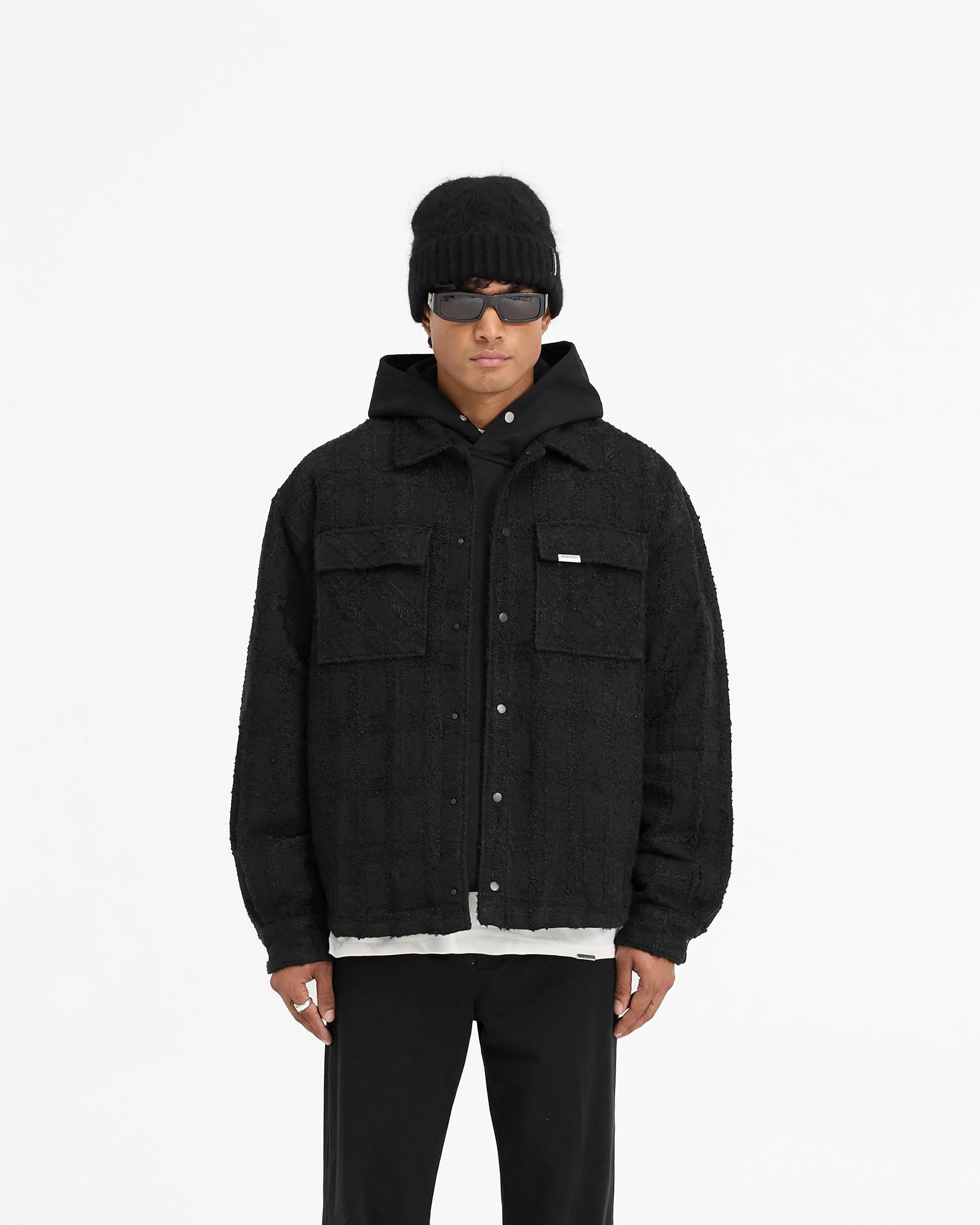 Wadded Overshirt - Black sold by Represent product image thumbnail 3