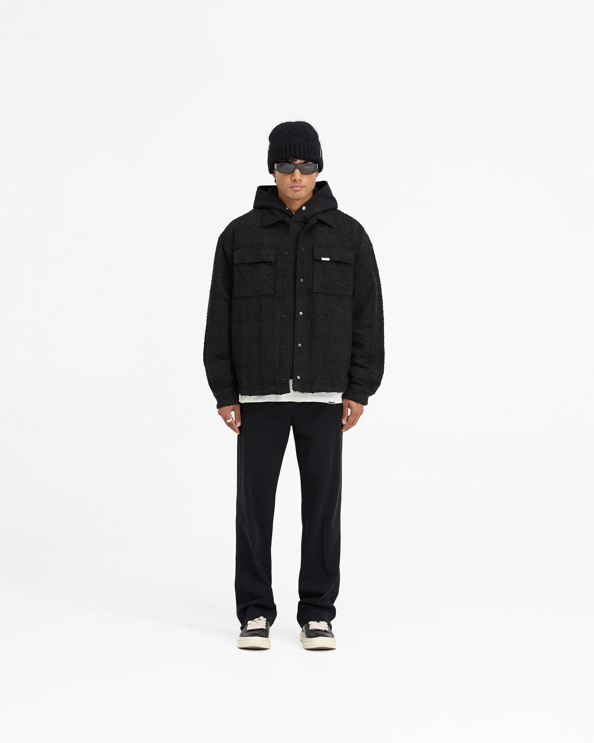 Wadded Overshirt - Black sold by Represent product image thumbnail 5