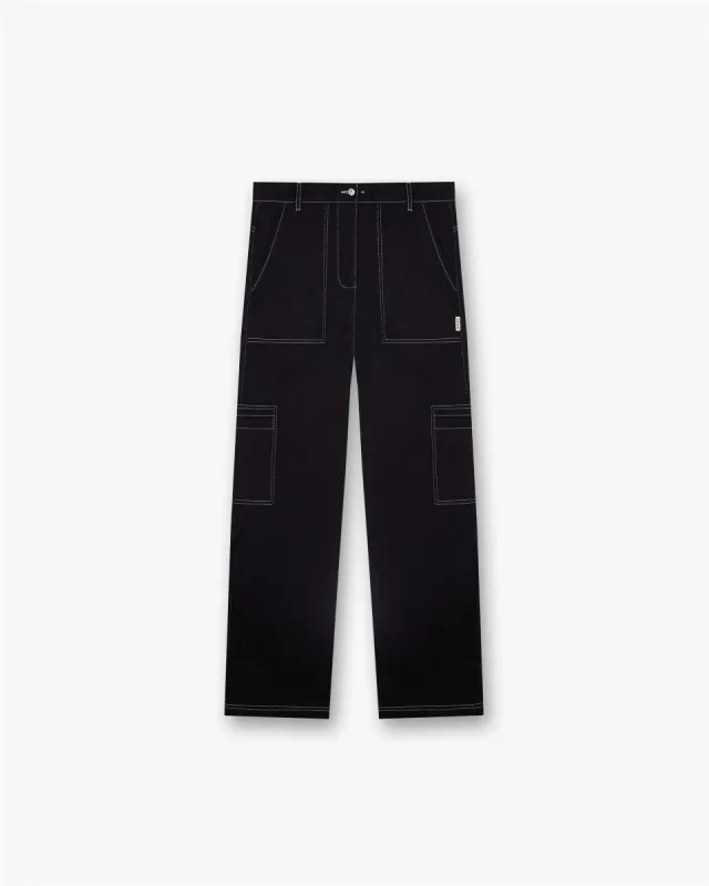 Contrast Stitch Pant - Jet Black sold by Represent