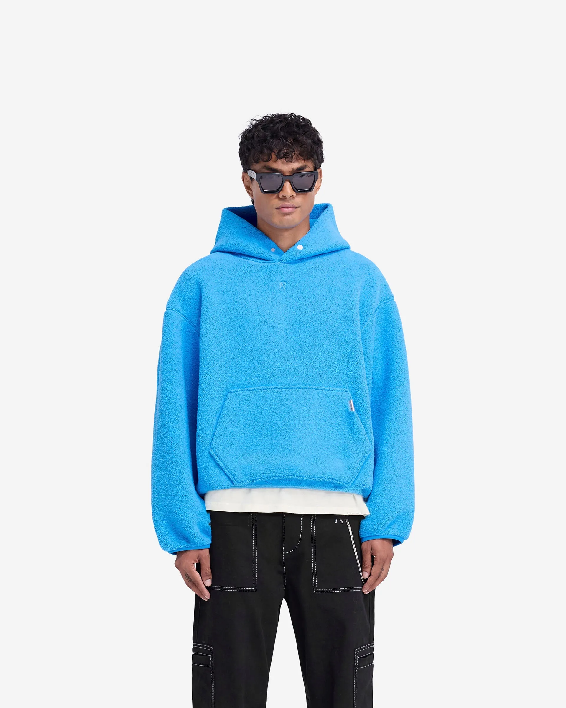 Fleece Oversized Hoodie - Electric Blue sold by Represent product image thumbnail 3