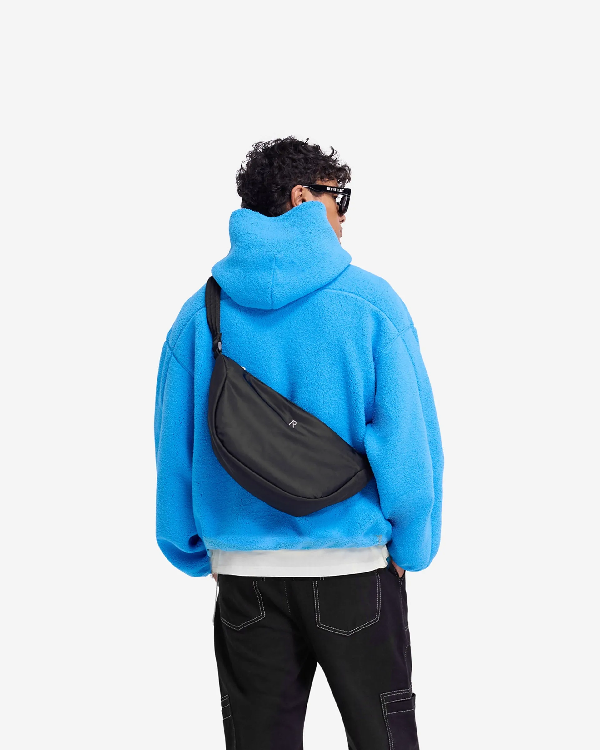 Fleece Oversized Hoodie - Electric Blue sold by Represent product image thumbnail 5