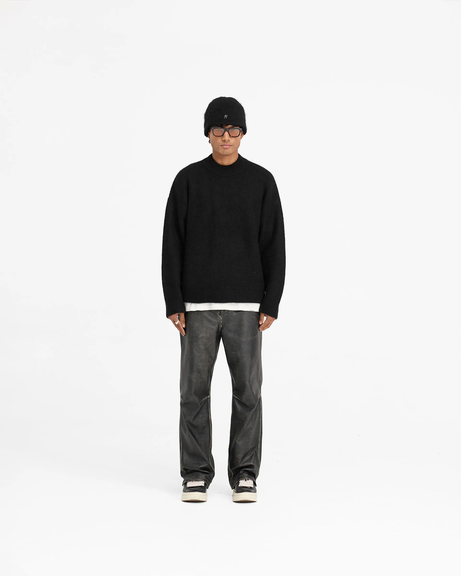 Alpaca Blend Sweater - Jet Black sold by Represent product image thumbnail 5