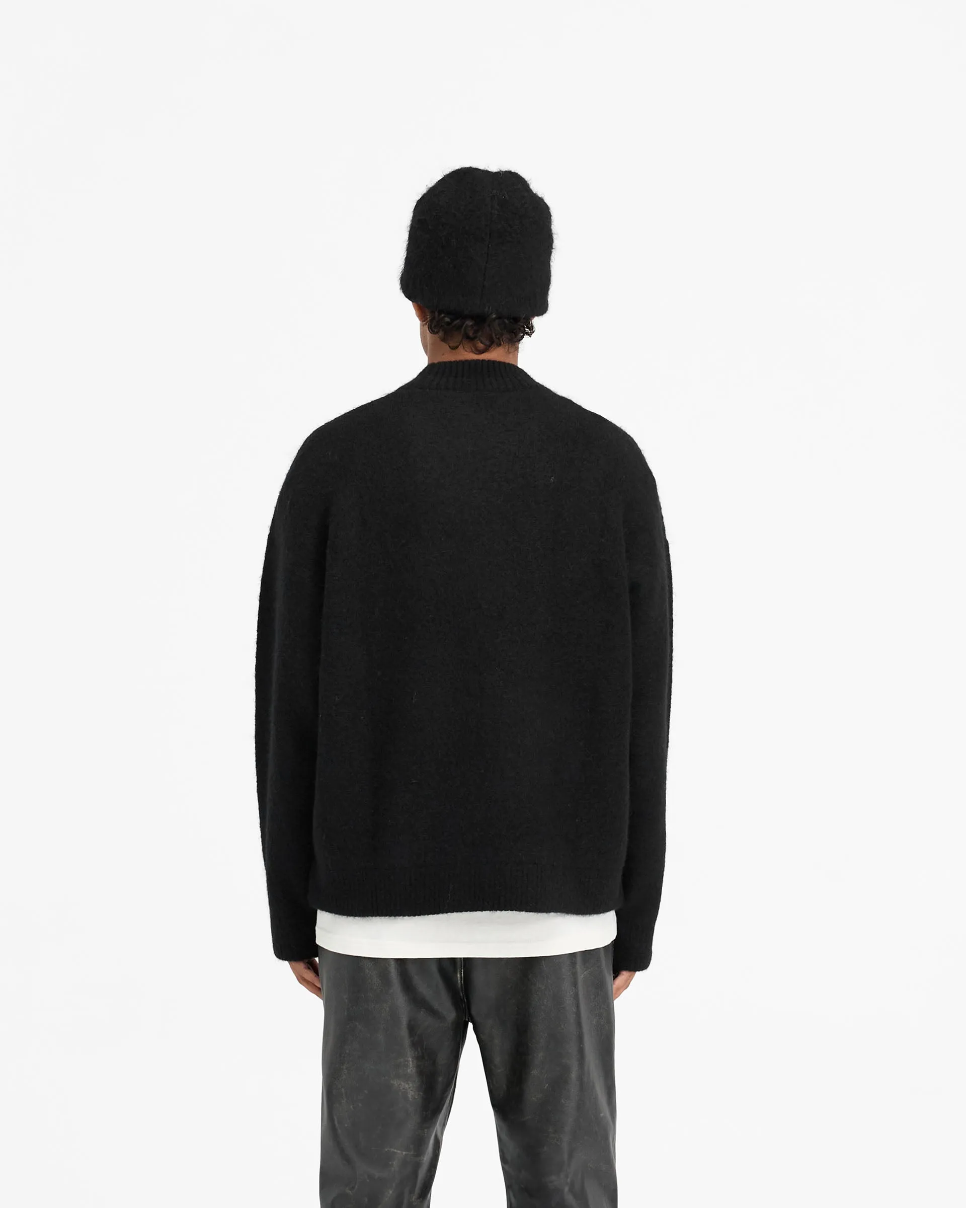 Alpaca Blend Sweater - Jet Black sold by Represent product image thumbnail 4