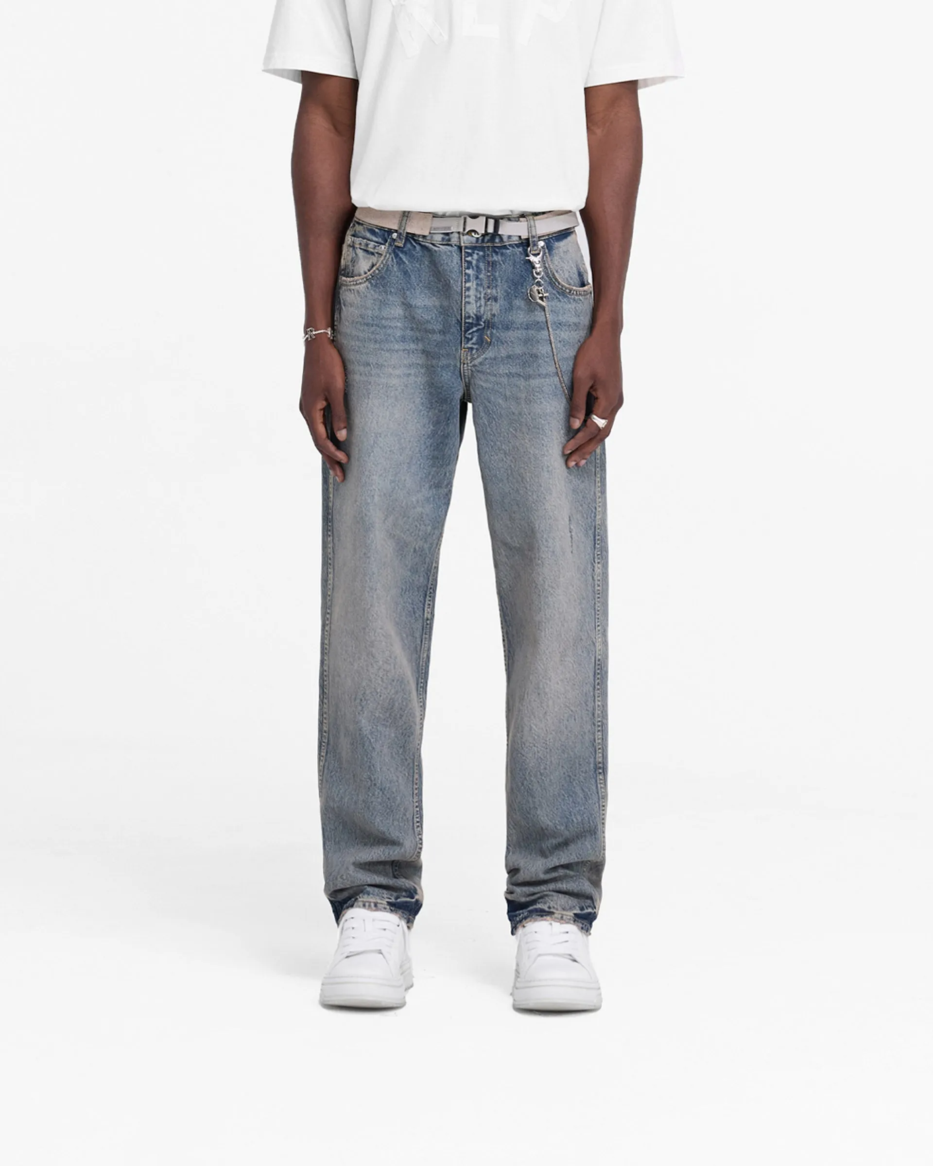 R2 Straight Leg Denim - Mid Blue sold by Represent product image thumbnail 2