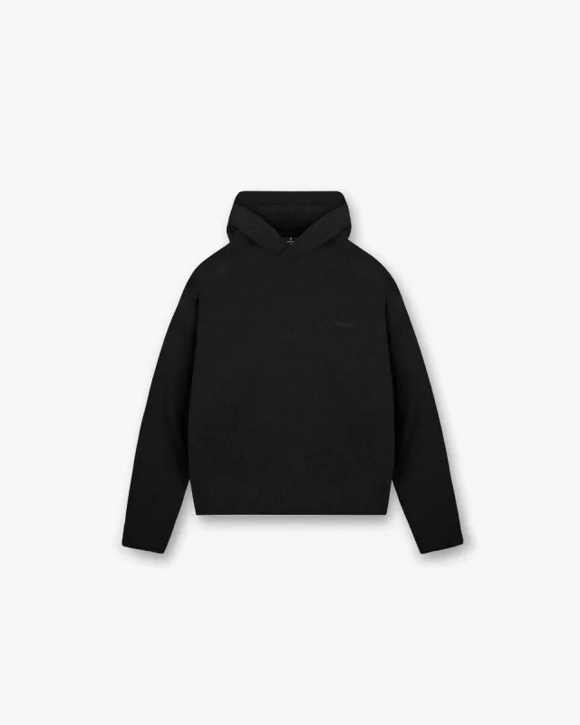 Heavy Boucle Hoodie - Jet Black sold by Represent