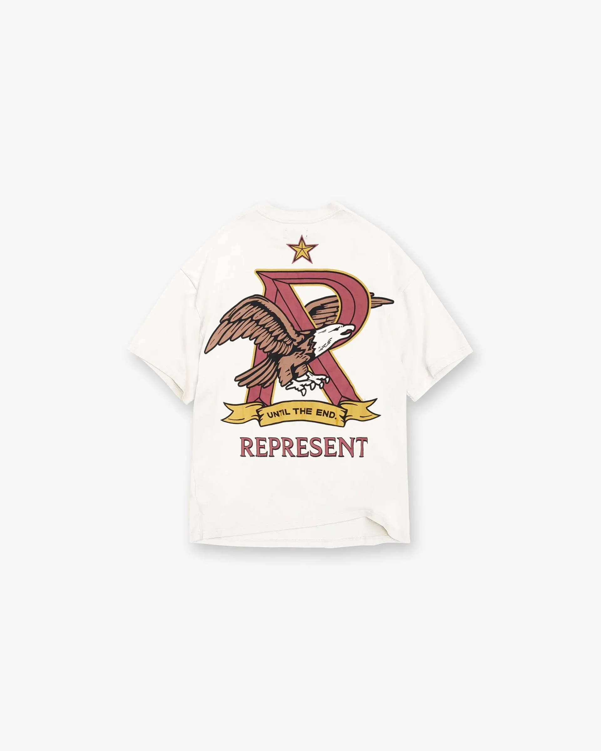 Represent X End Eagles T-Shirt - Flat White sold by Represent product image thumbnail 2
