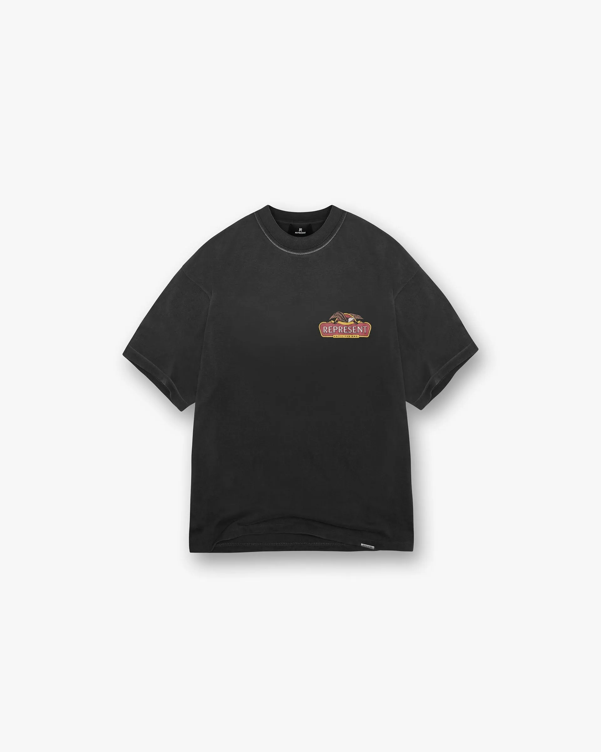 Represent X End Eagles T-Shirt - Stained Black sold by Represent