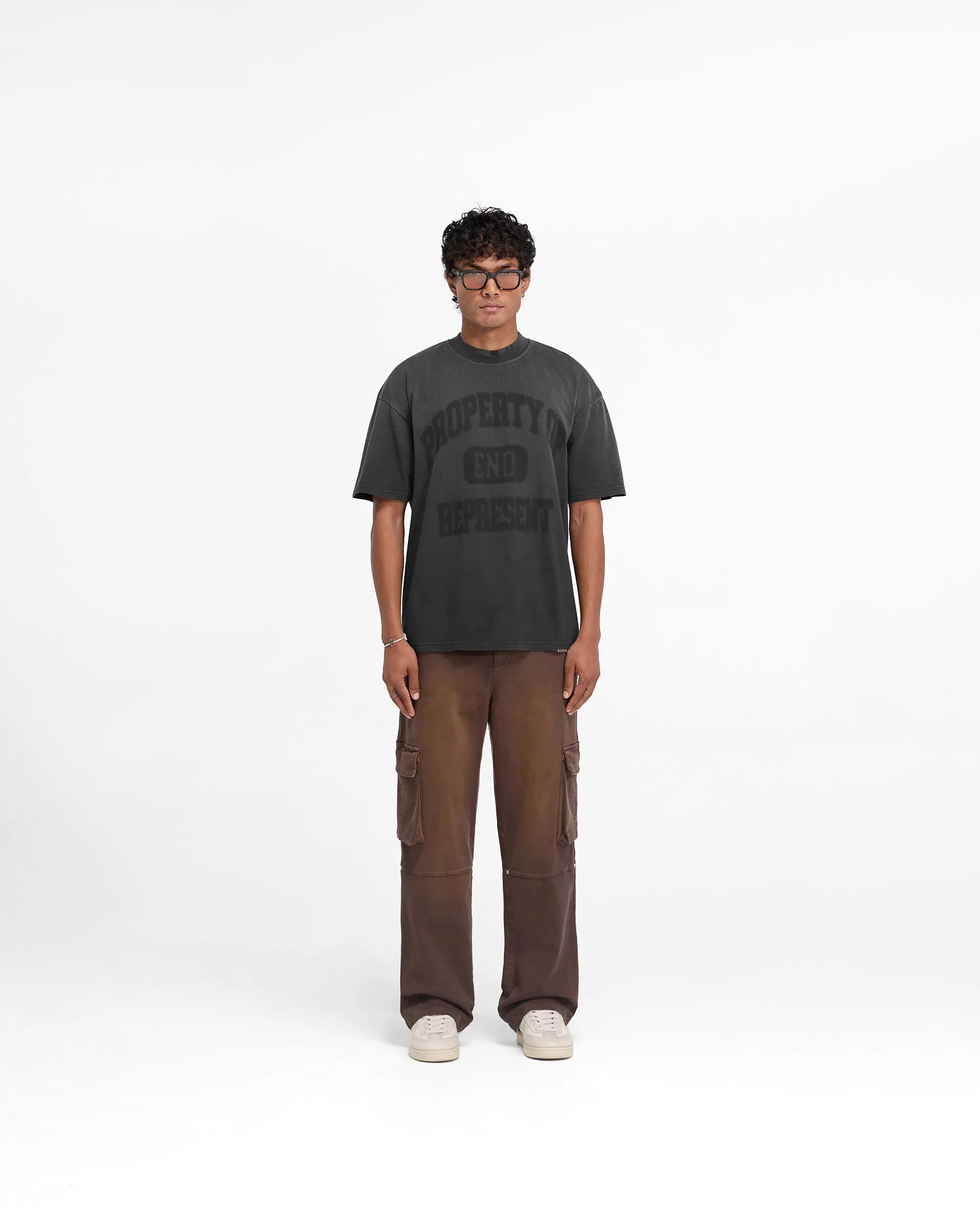Represent X End Property Of T-Shirt - Stained Black sold by Represent product image thumbnail 5
