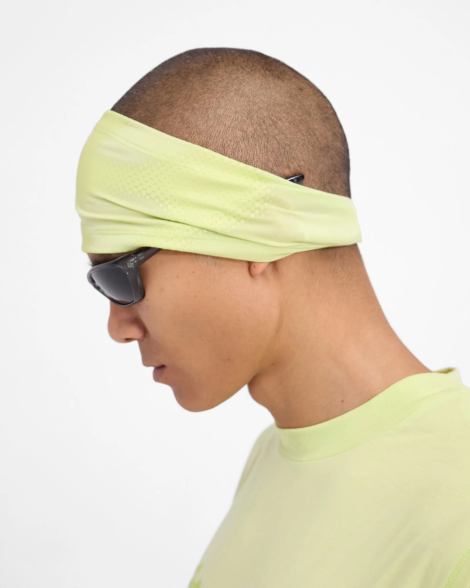 247 Future Terrains Headband - Shadow Lime sold by Represent product image thumbnail 3