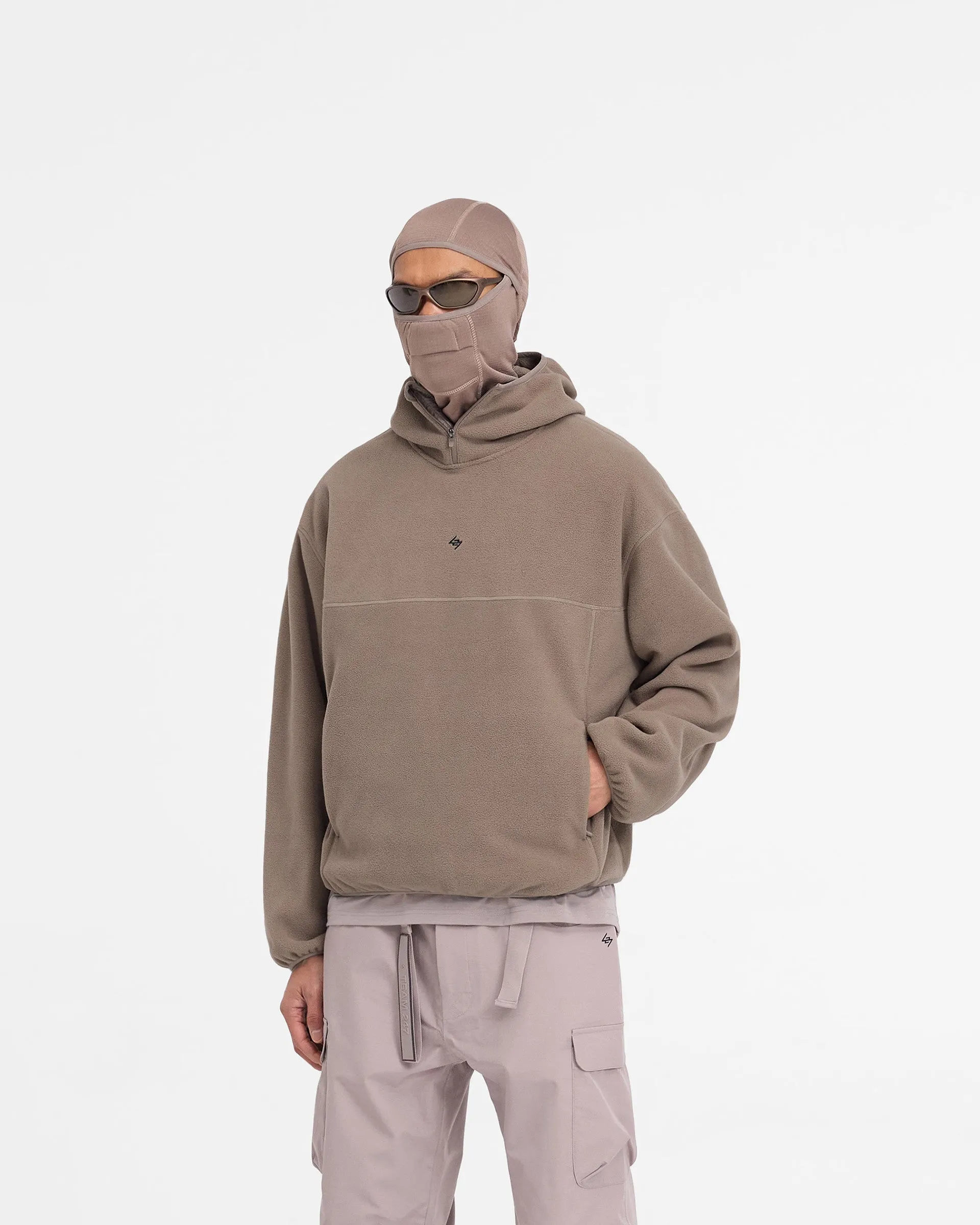 247 Fleece Hoodie - Umber sold by Represent product image thumbnail 4