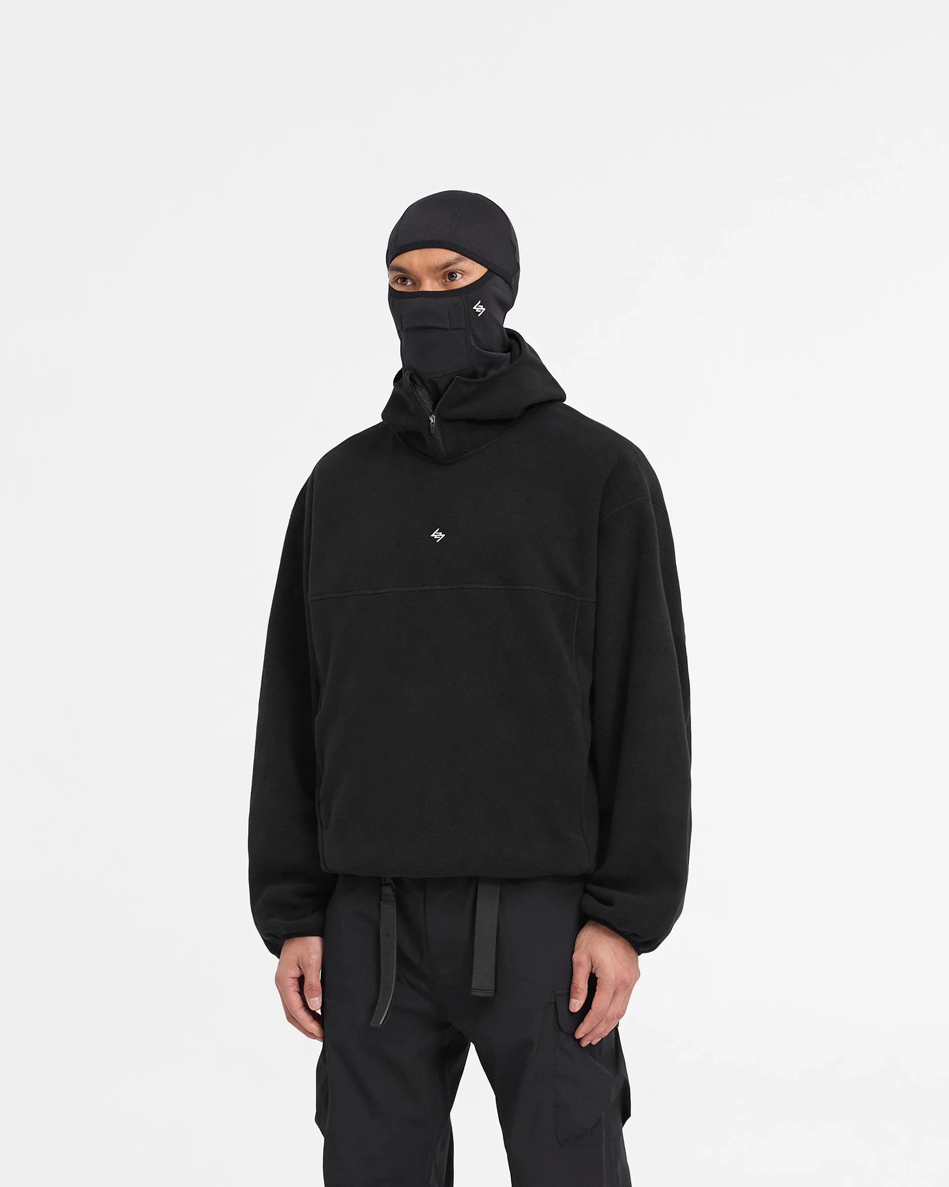 247 Fleece Hoodie - Black sold by Represent product image thumbnail 4