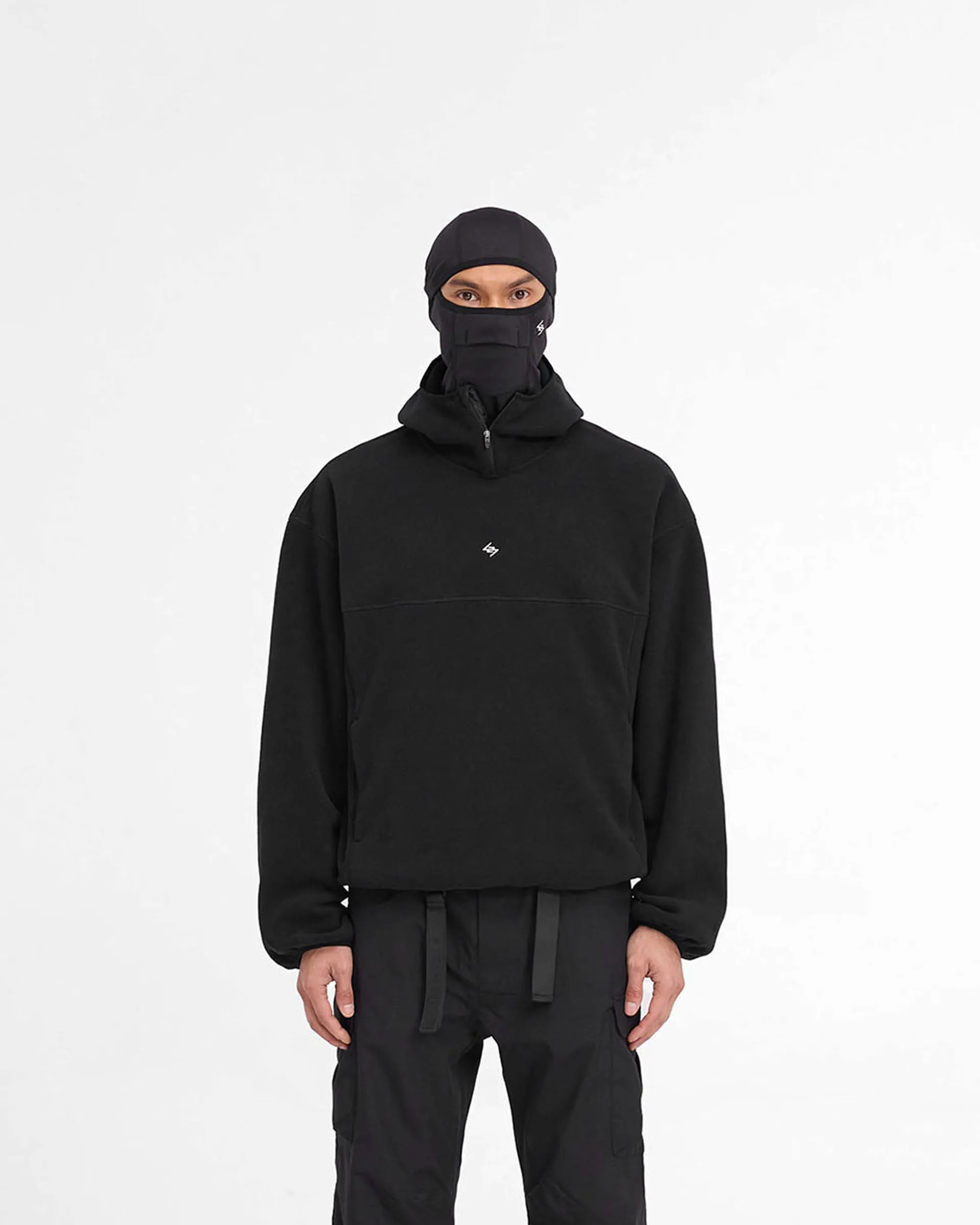 247 Fleece Hoodie - Black sold by Represent product image thumbnail 3