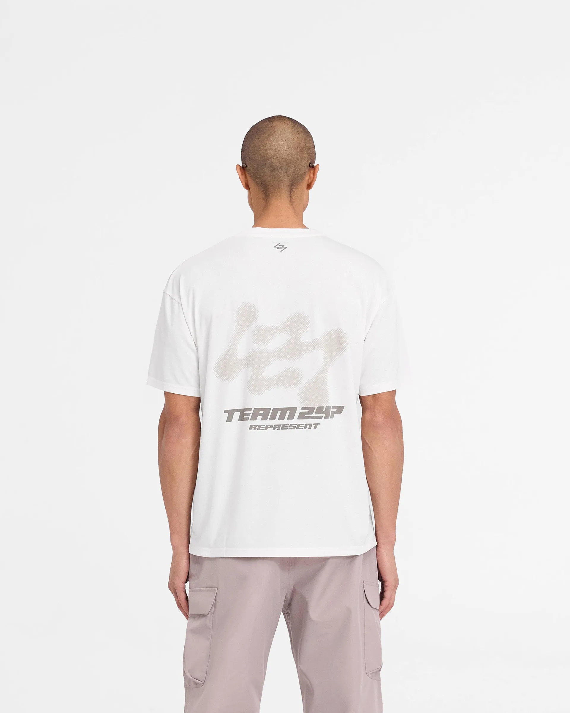 247 Future Terrains Oversized T-Shirt - Flat White sold by Represent product image thumbnail 5