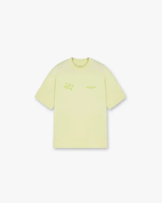 247 Future Terrains Oversized T-Shirt - Shadow Lime sold by Represent