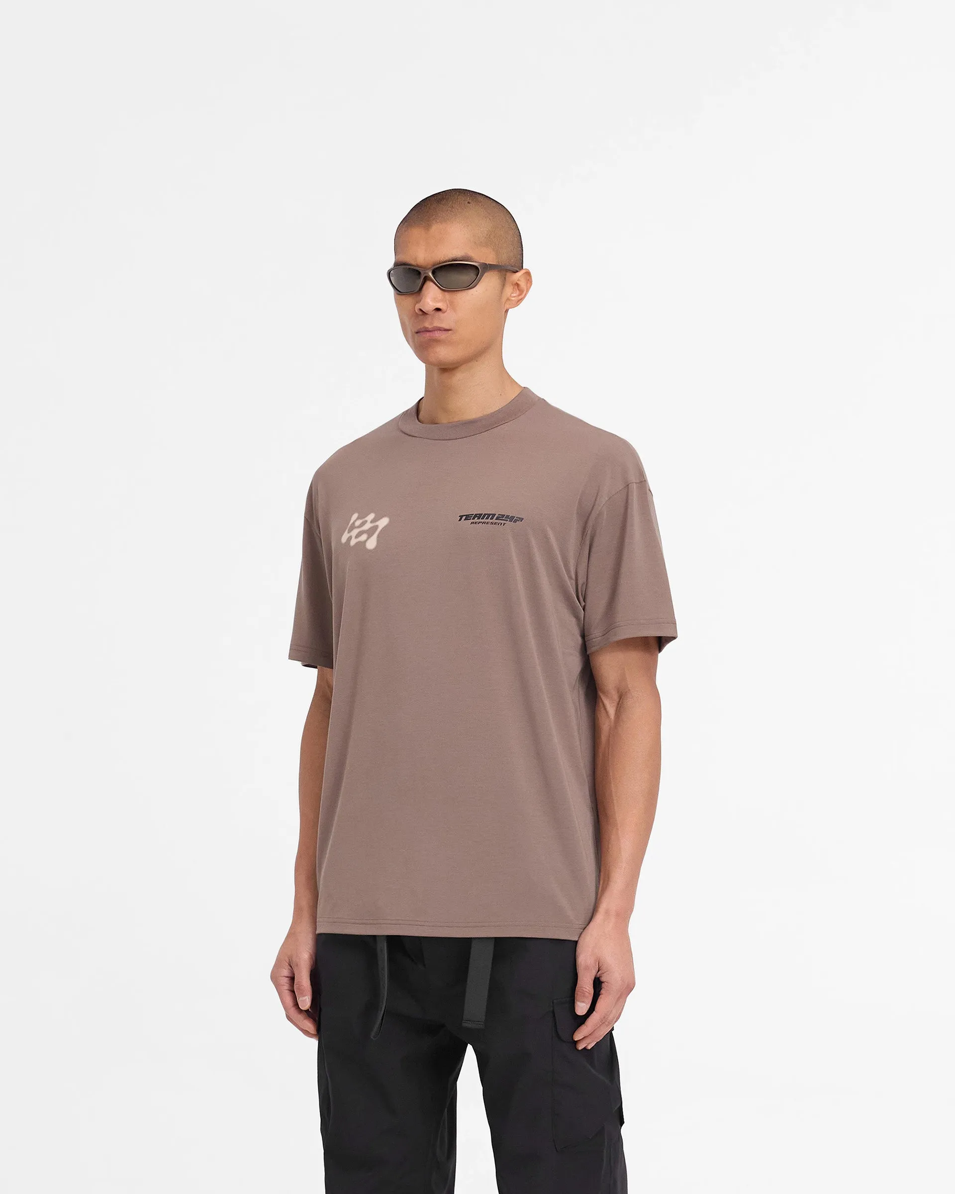 247 Future Terrains Oversized T-Shirt - Umber sold by Represent product image thumbnail 4