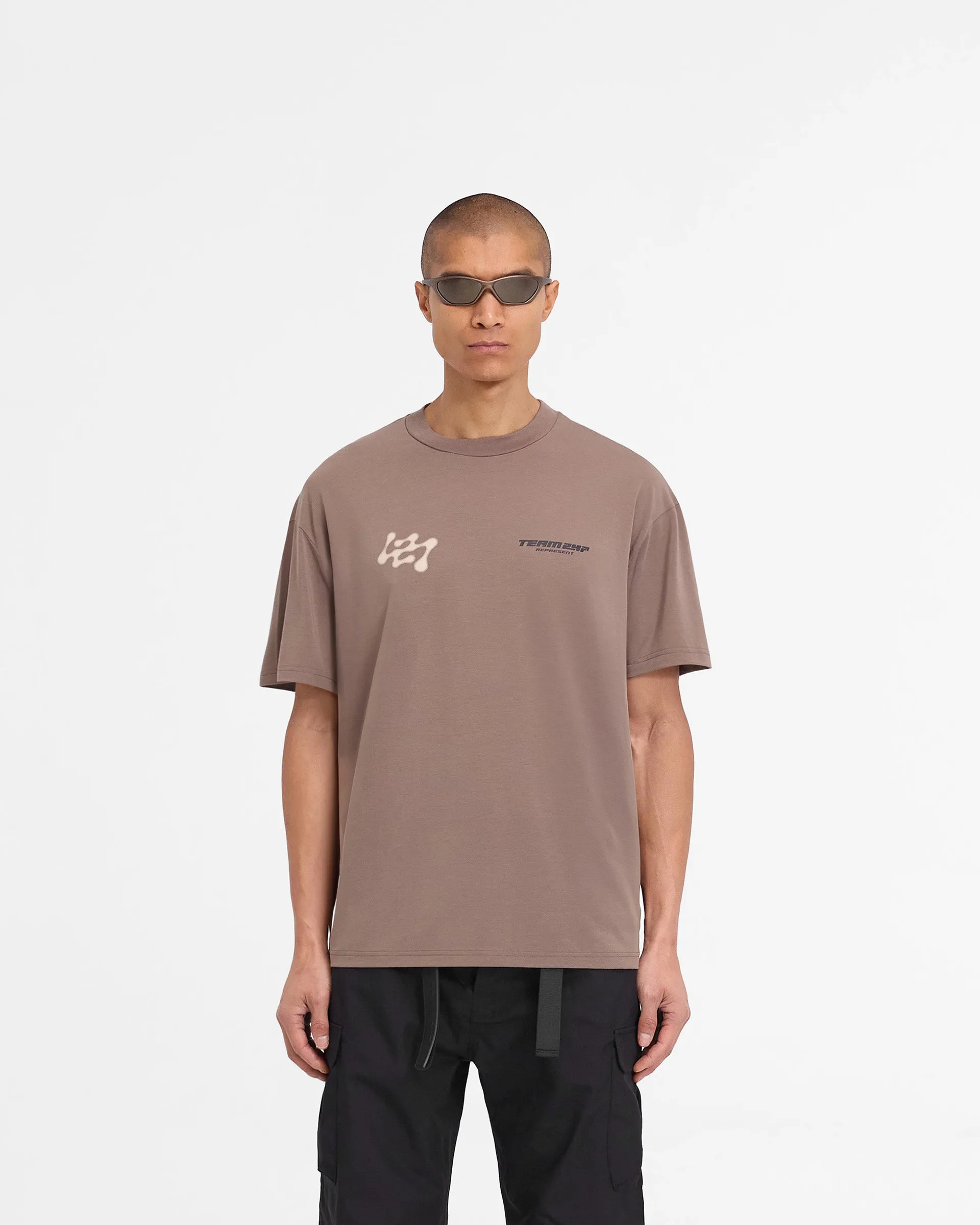 247 Future Terrains Oversized T-Shirt - Umber sold by Represent product image thumbnail 3