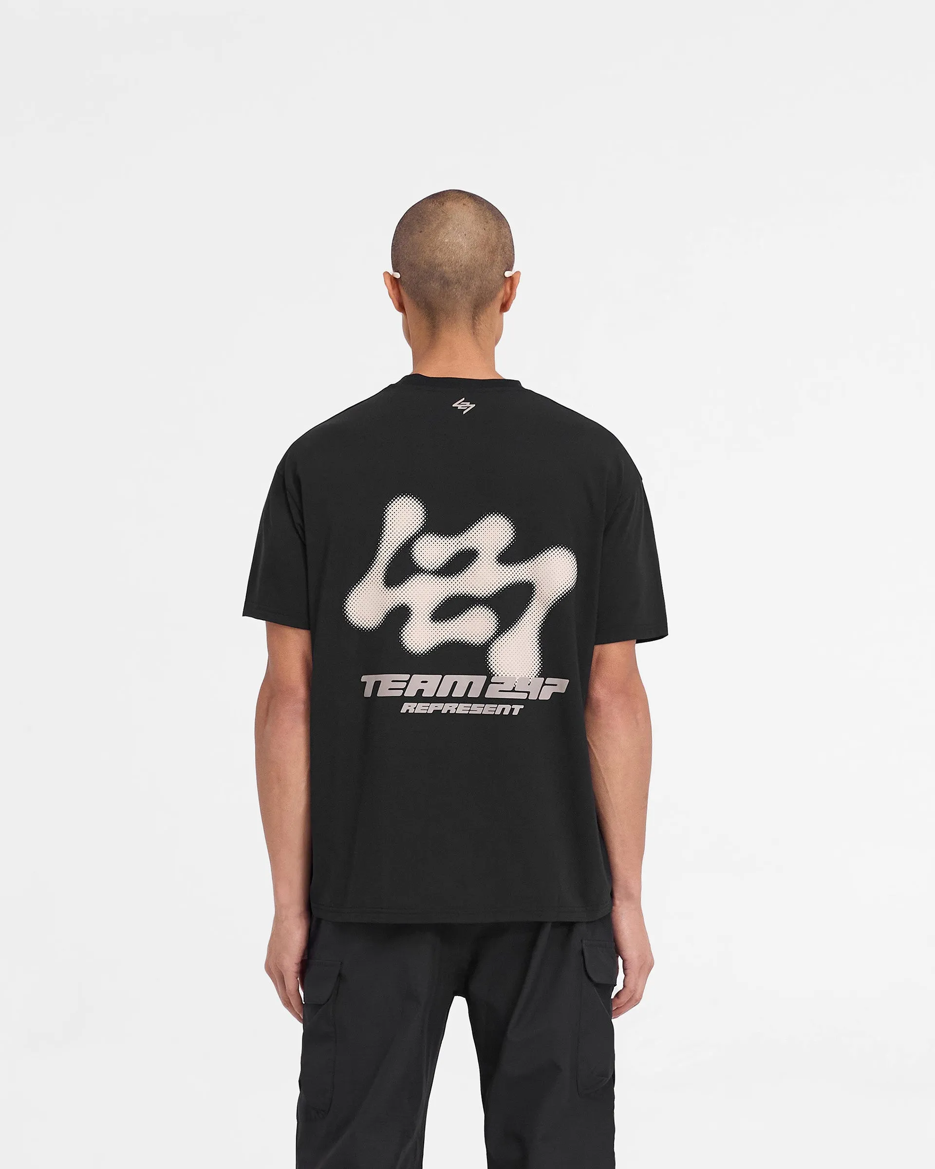 247 Future Terrains Oversized T-Shirt - Black sold by Represent product image thumbnail 5