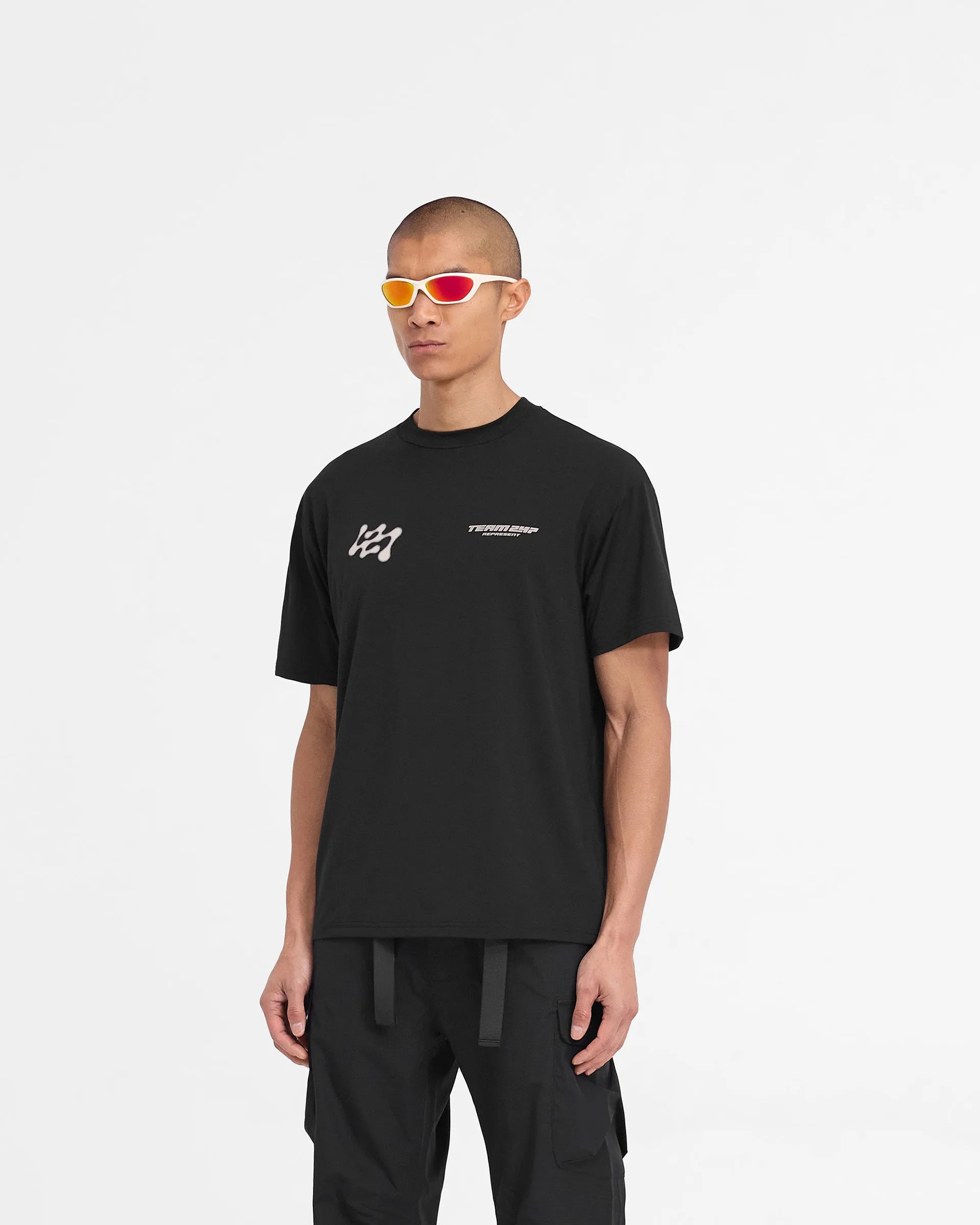 247 Future Terrains Oversized T-Shirt - Black sold by Represent product image thumbnail 4