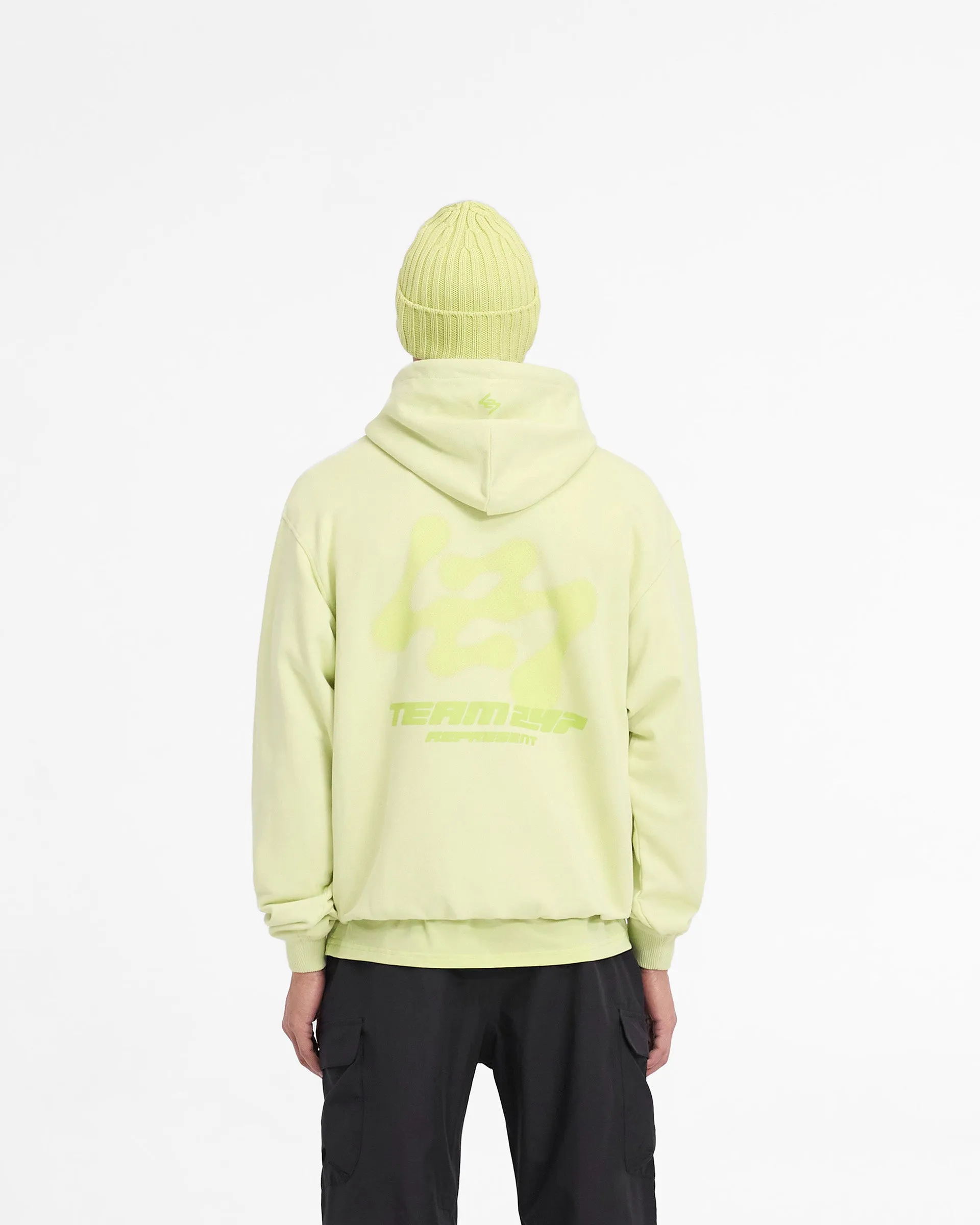 247 Future Terrains Oversized Hoodie - Shadow Lime sold by Represent product image thumbnail 5