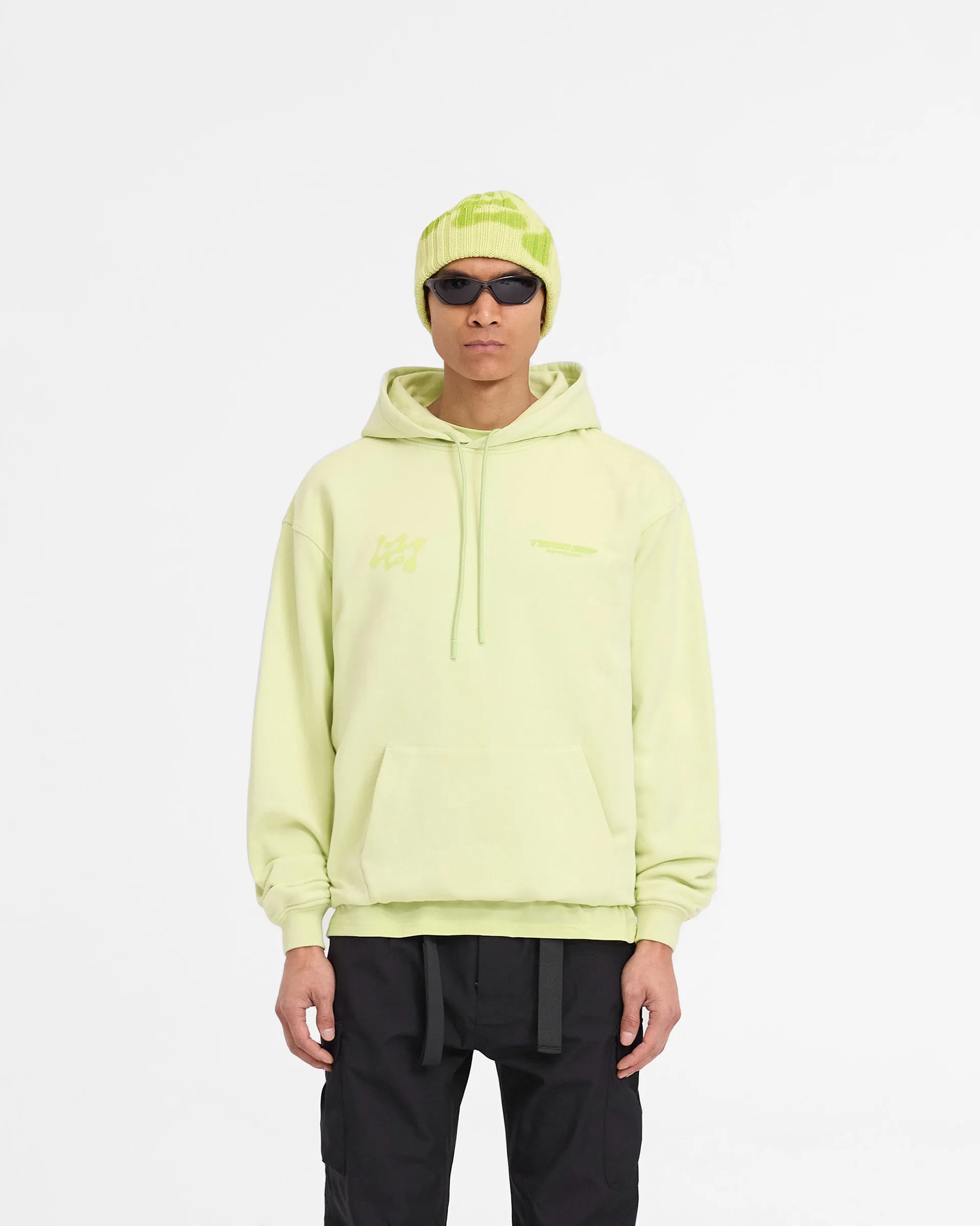 247 Future Terrains Oversized Hoodie - Shadow Lime sold by Represent product image thumbnail 3