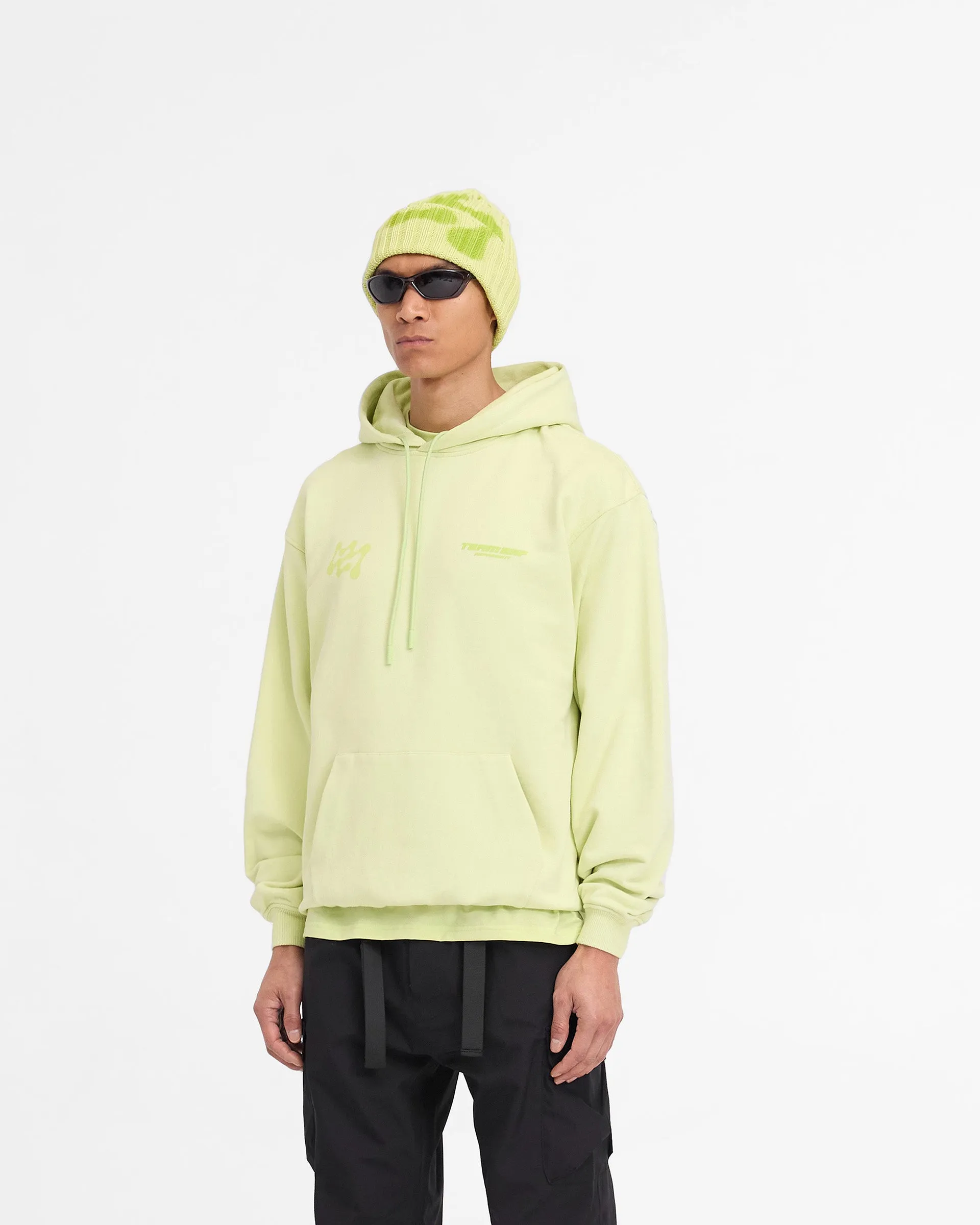 247 Future Terrains Oversized Hoodie - Shadow Lime sold by Represent product image thumbnail 4