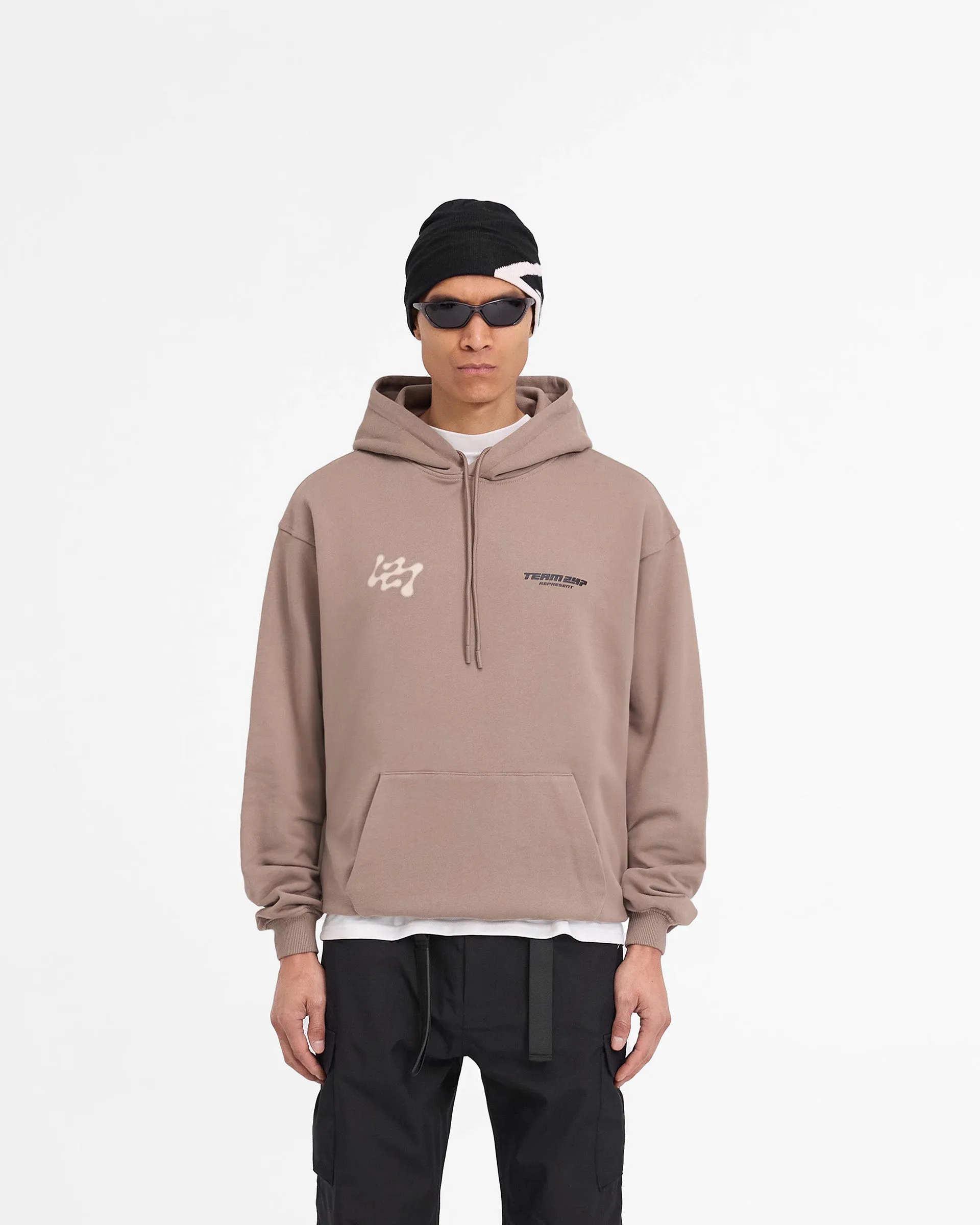 247 Future Terrains Oversized Hoodie - Umber sold by Represent product image thumbnail 5