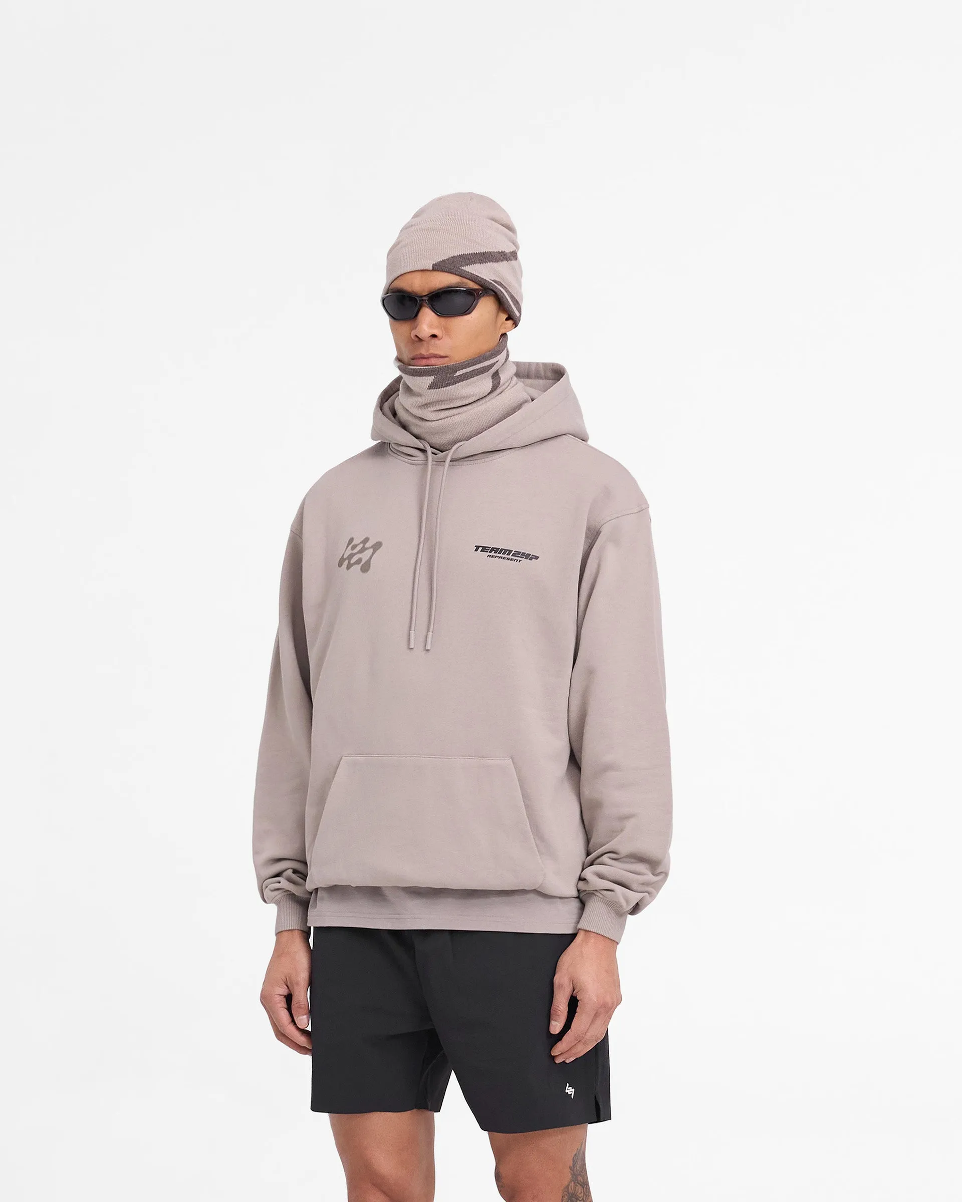 247 Future Terrains Oversized Hoodie - Moonrock sold by Represent product image thumbnail 4