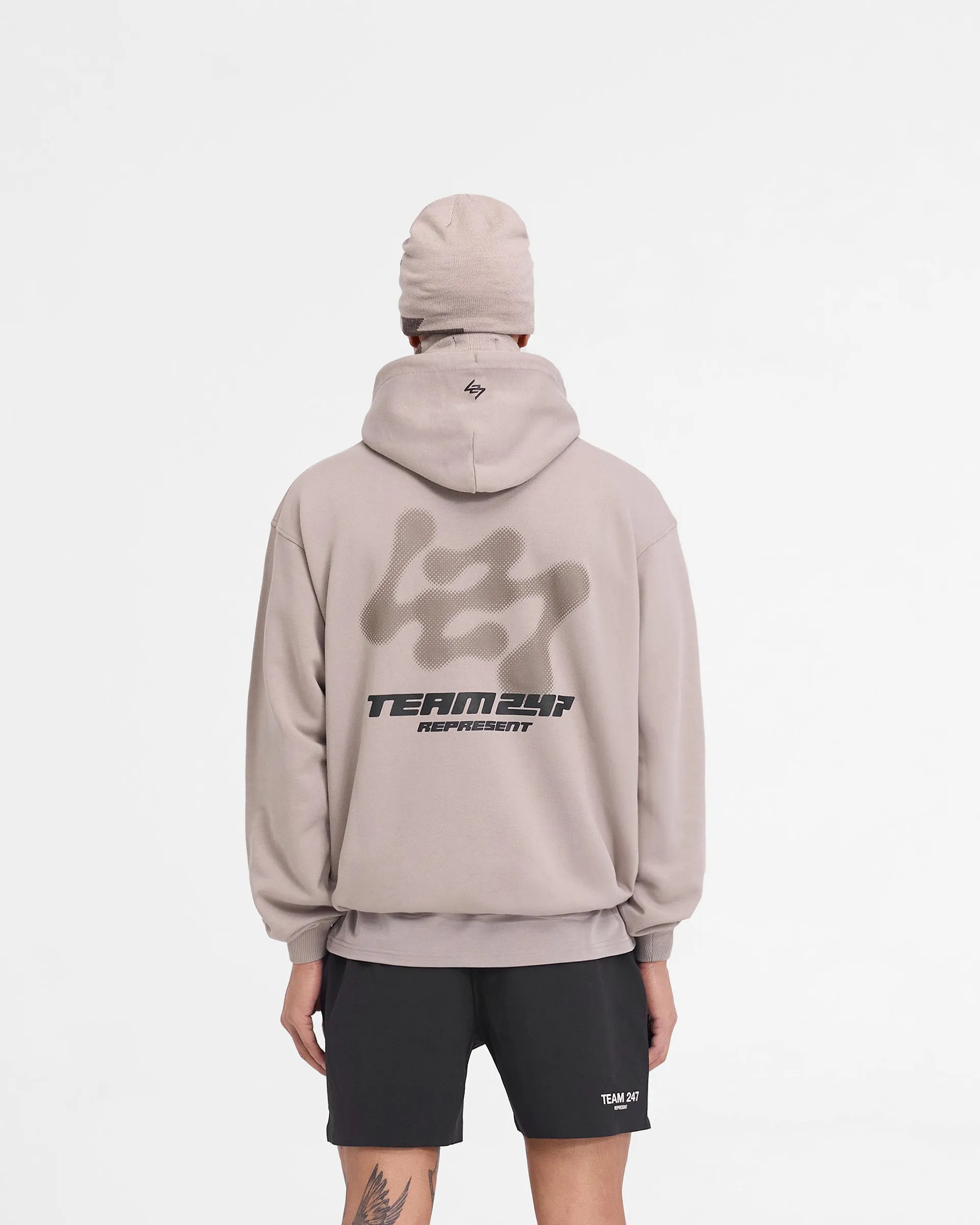 247 Future Terrains Oversized Hoodie - Moonrock sold by Represent product image thumbnail 5