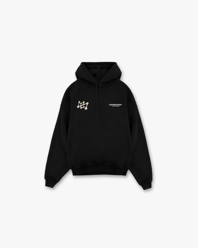 247 Future Terrains Oversized Hoodie - Black sold by Represent