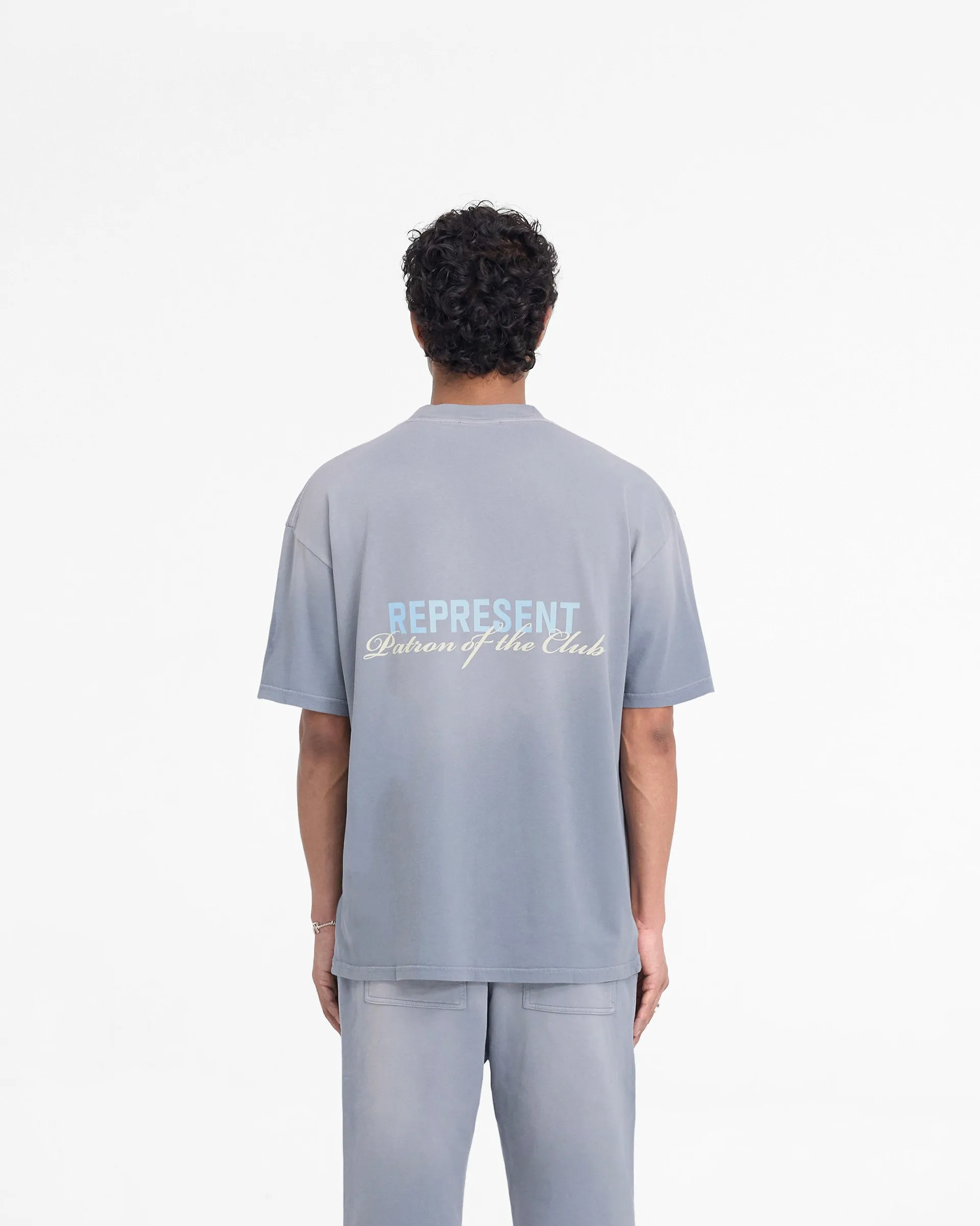 Patron Of The Club T-Shirt - Washed Grey sold by Represent product image thumbnail 5