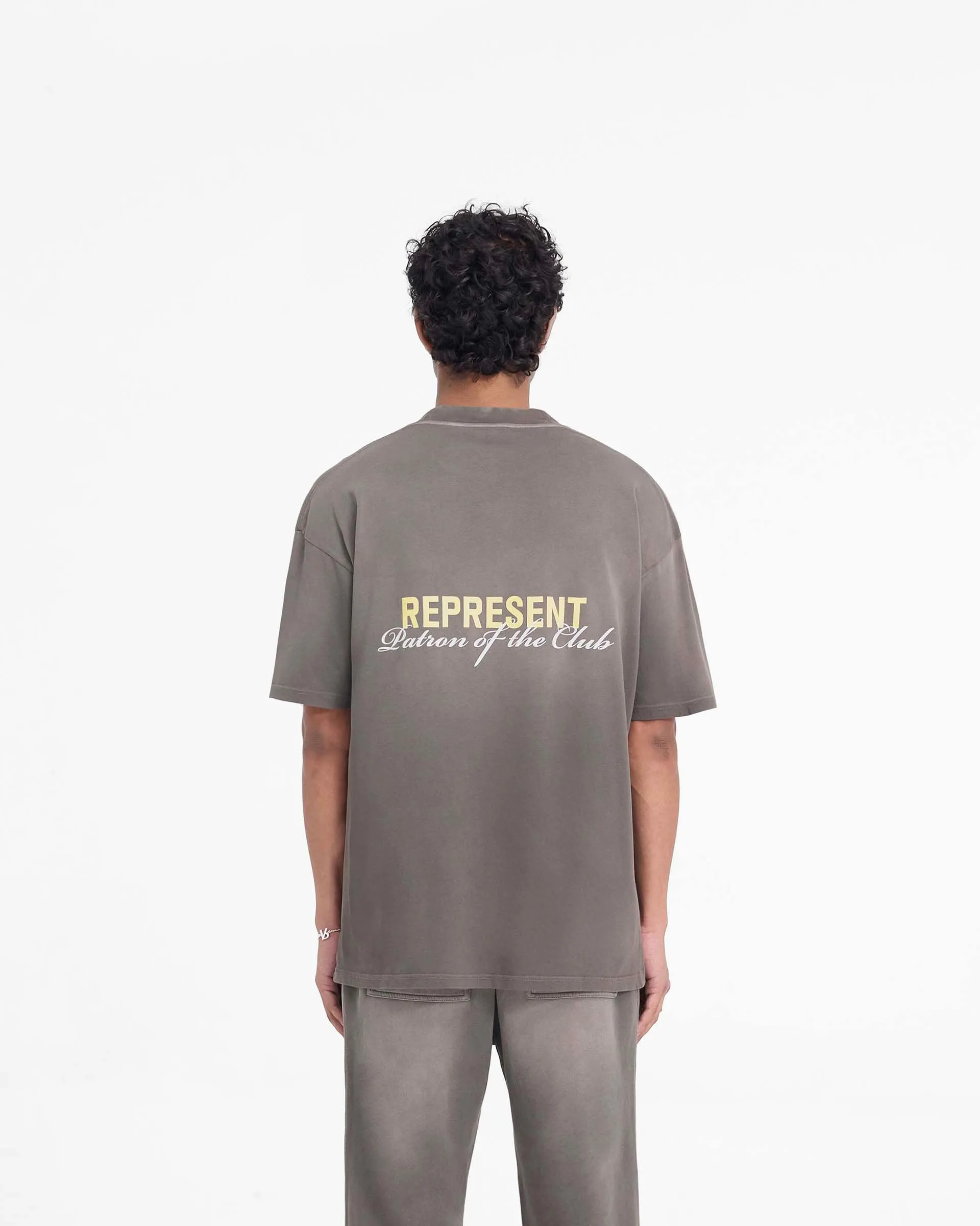 Patron Of The Club T-Shirt - Washed Olive sold by Represent product image thumbnail 5