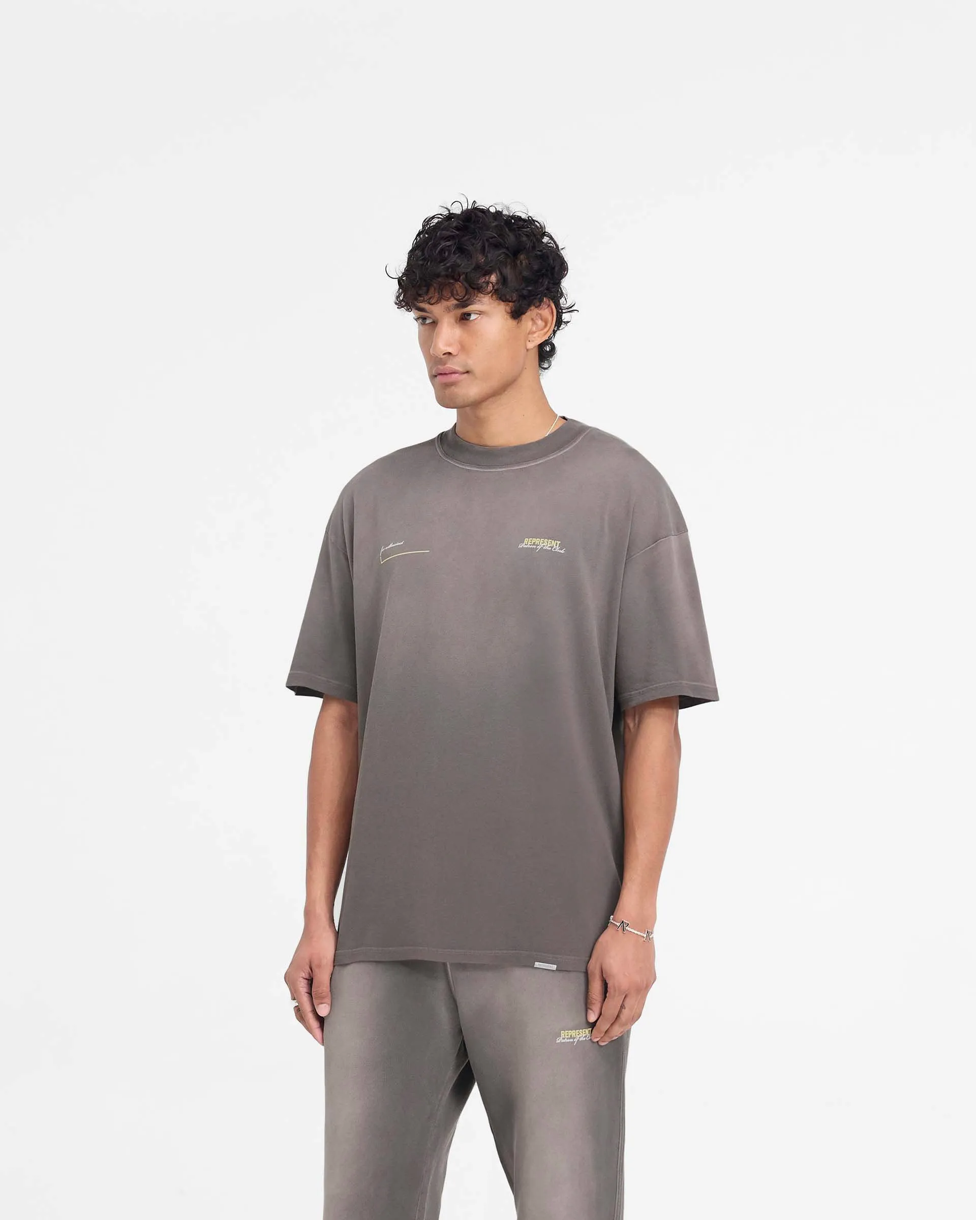 Patron Of The Club T-Shirt - Washed Olive sold by Represent product image thumbnail 4