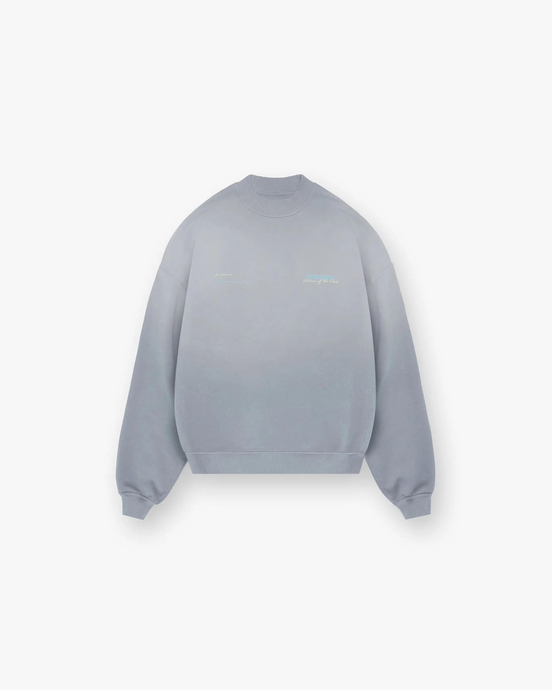 Patron Of The Club Sweater - Washed Grey sold by Represent