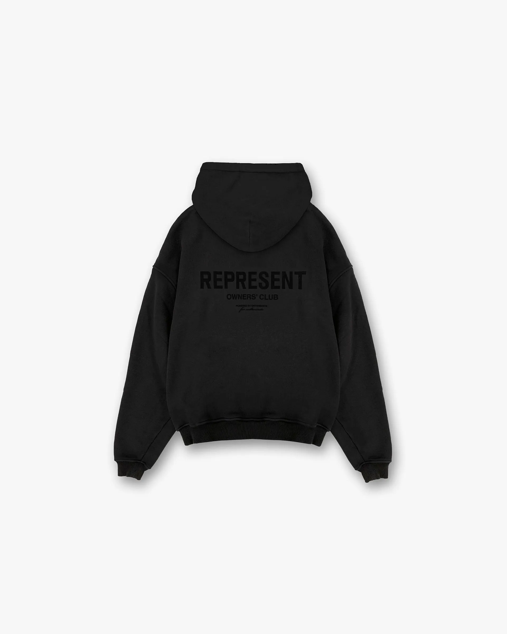 Represent Owners Club Flocked Hoodie - Black sold by Represent product image thumbnail 2
