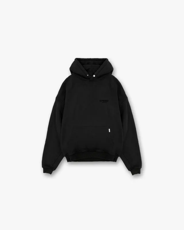 Represent Owners Club Flocked Hoodie - Black sold by Represent