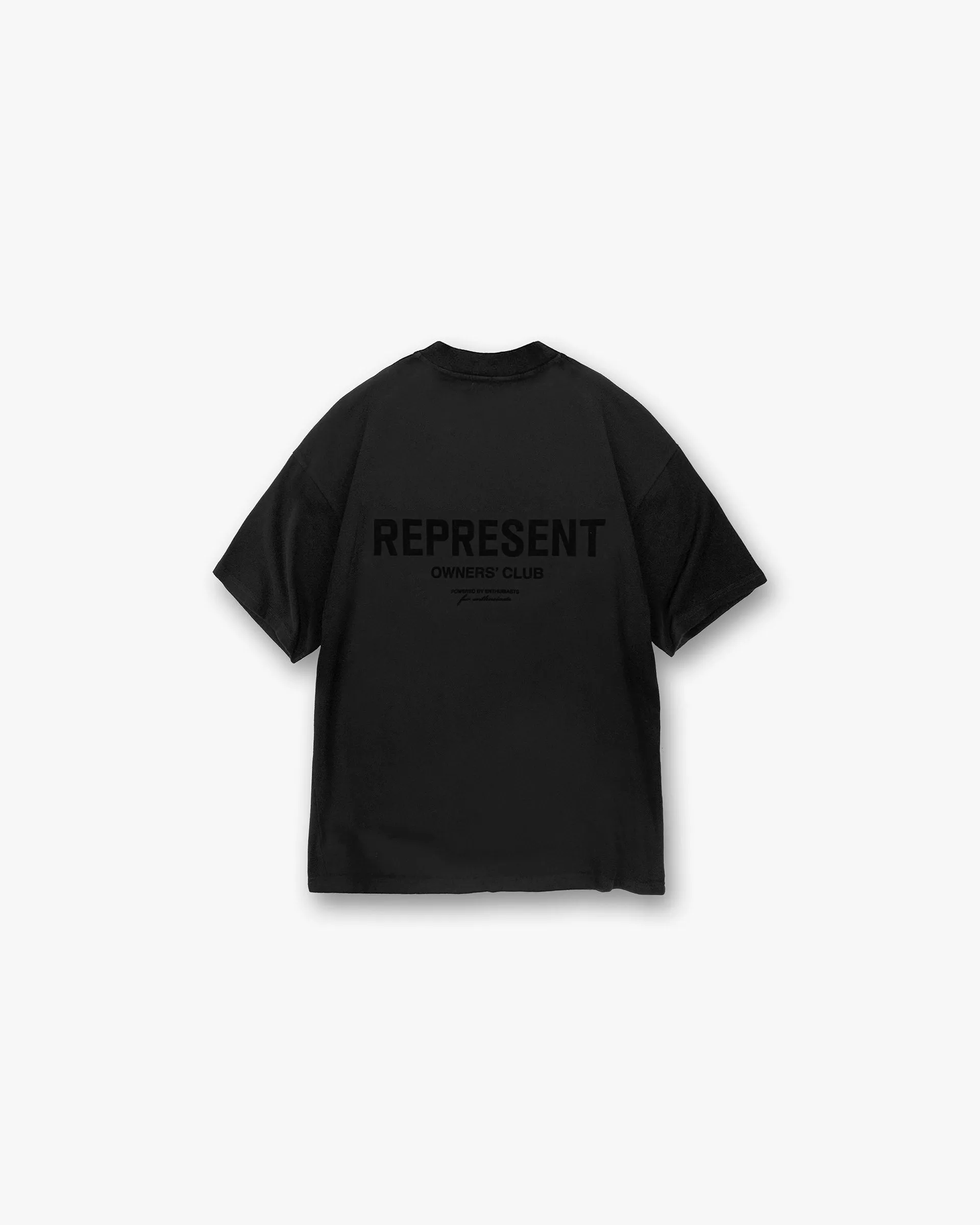 Represent Owners Club Flocked T-Shirt - Black sold by Represent product image thumbnail 2