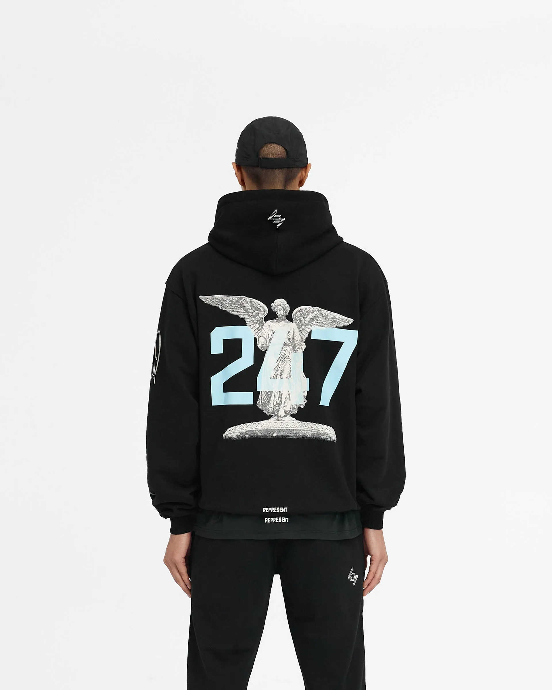 247 New York Hoodie - Black sold by Represent product image thumbnail 5